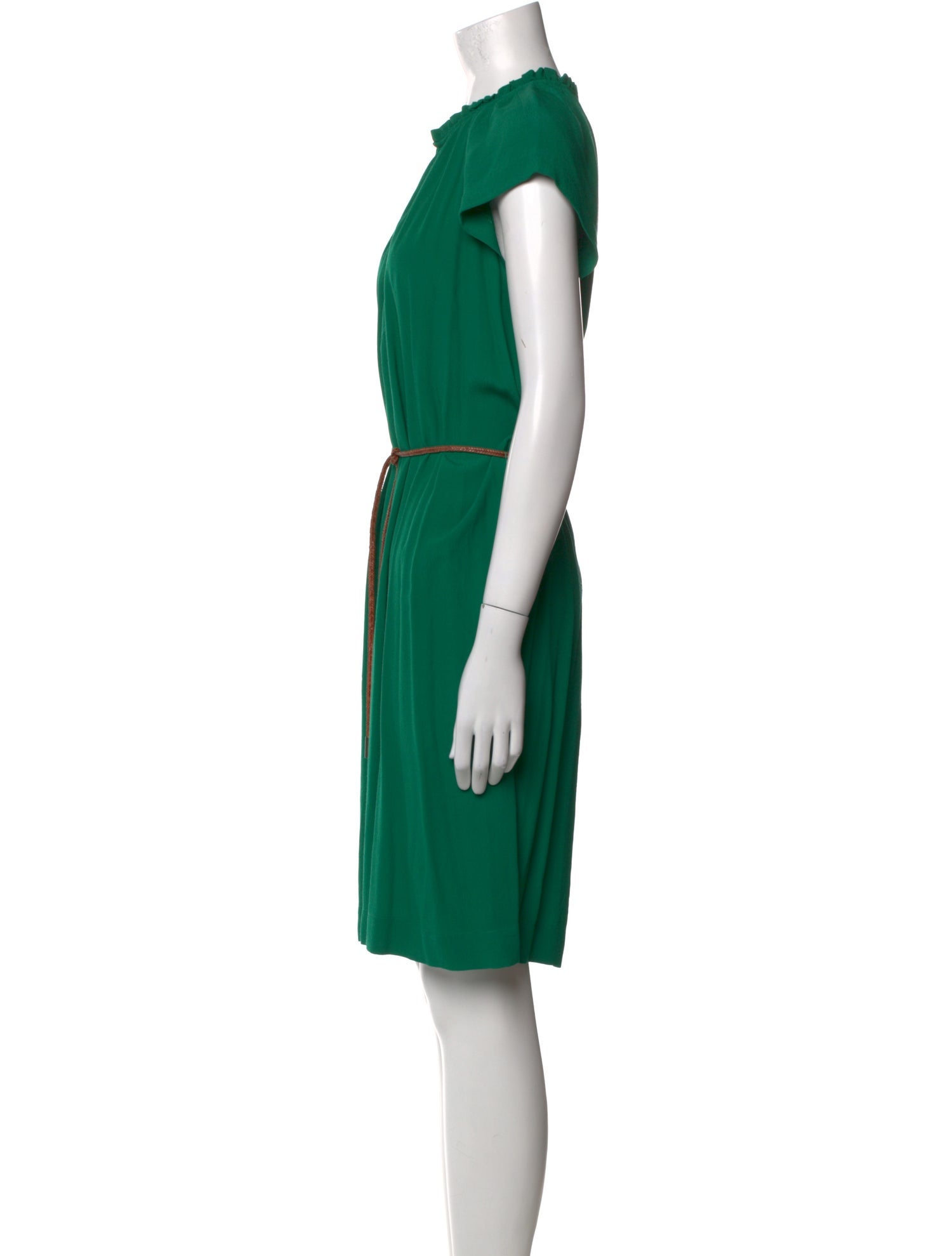 Gerard Darel Crew Neck Knee-Length Dress