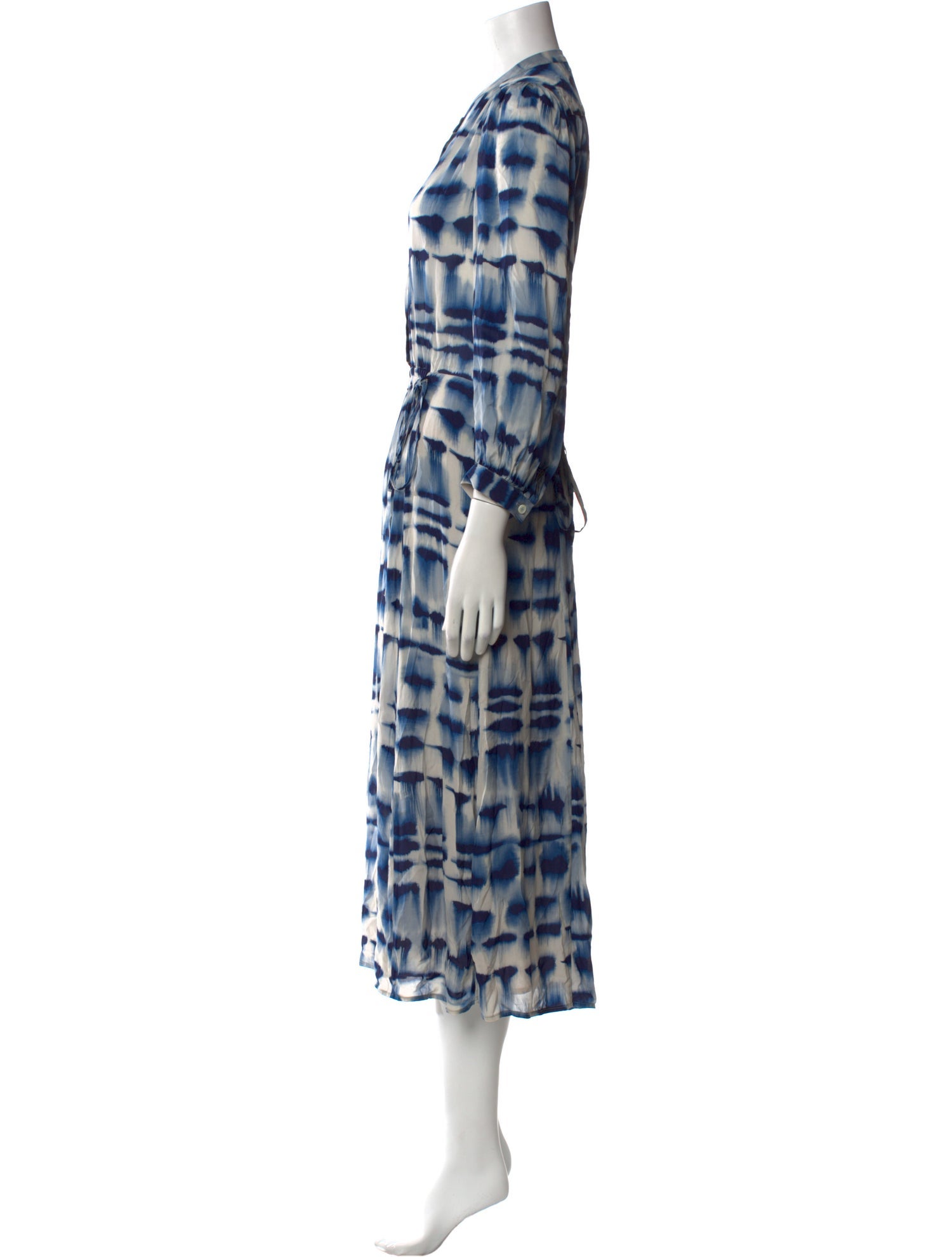 Gerard Darel Tie-Dye Print Long Dress