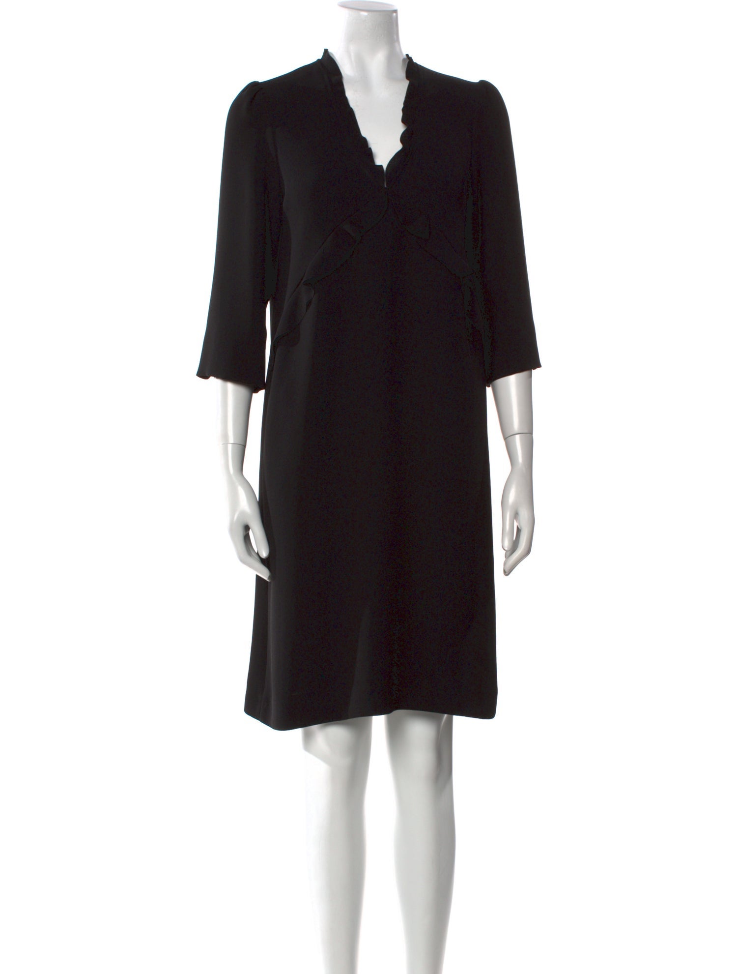 Gerard Darel V-Neck Mini Dress