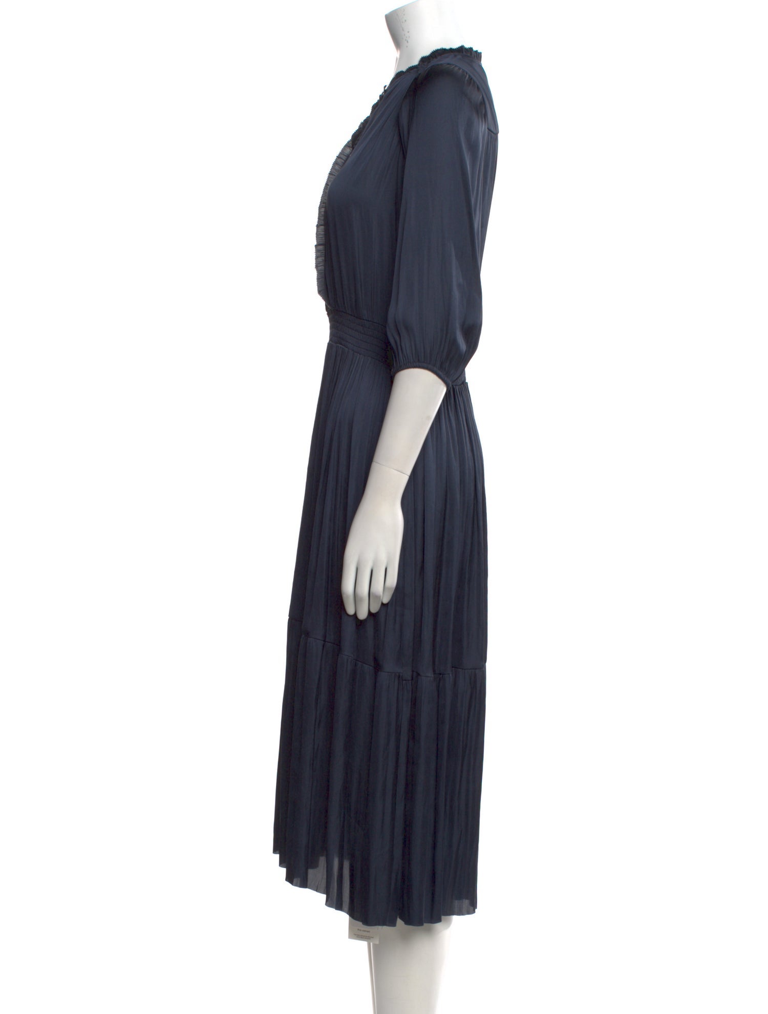 Gerard Darel V-Neck Midi Length Dress