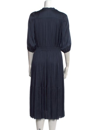Gerard Darel V-Neck Midi Length Dress