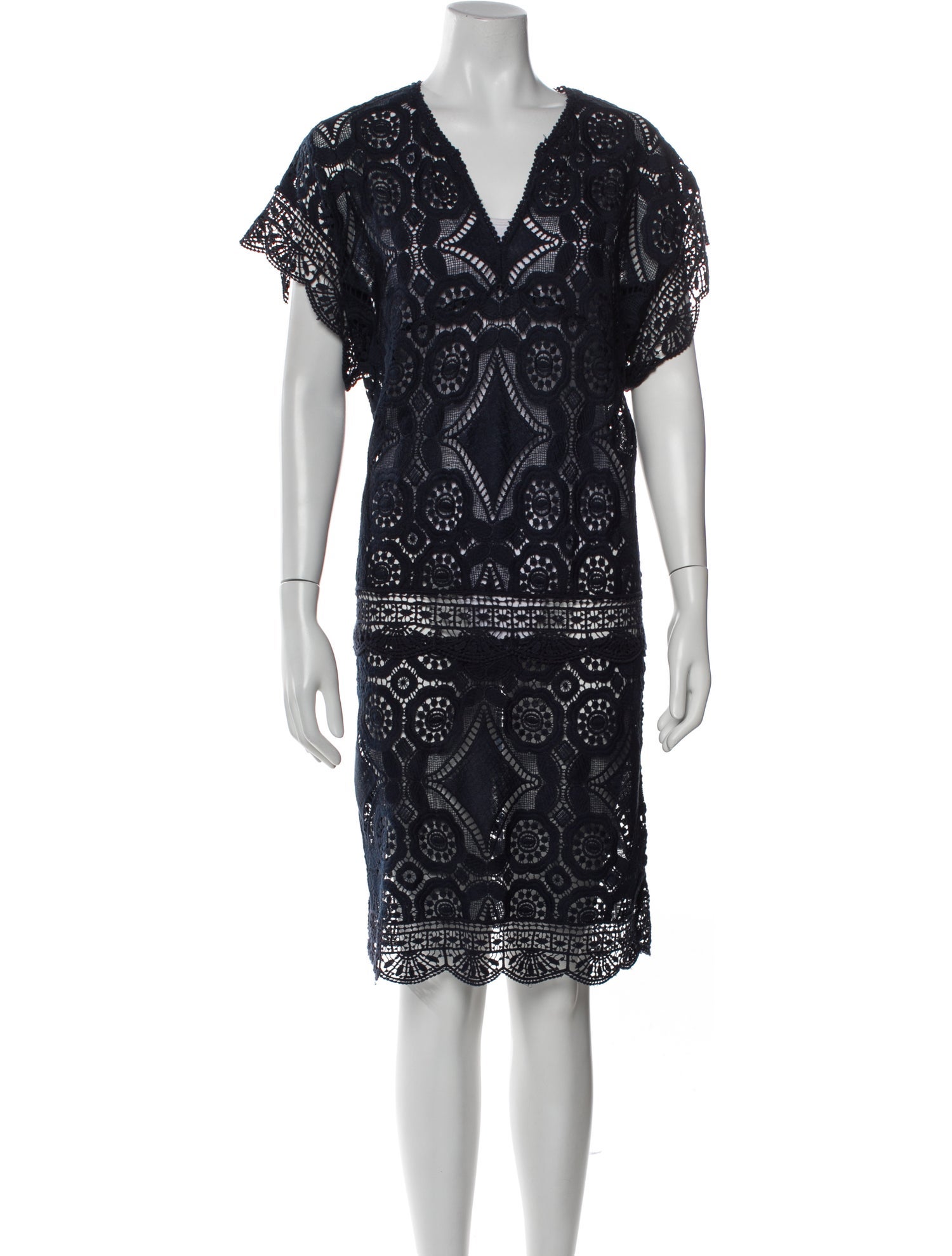Gerard Darel Printed Knee-Length Dress