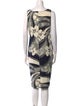 Gerard Darel Printed Knee-Length Dress