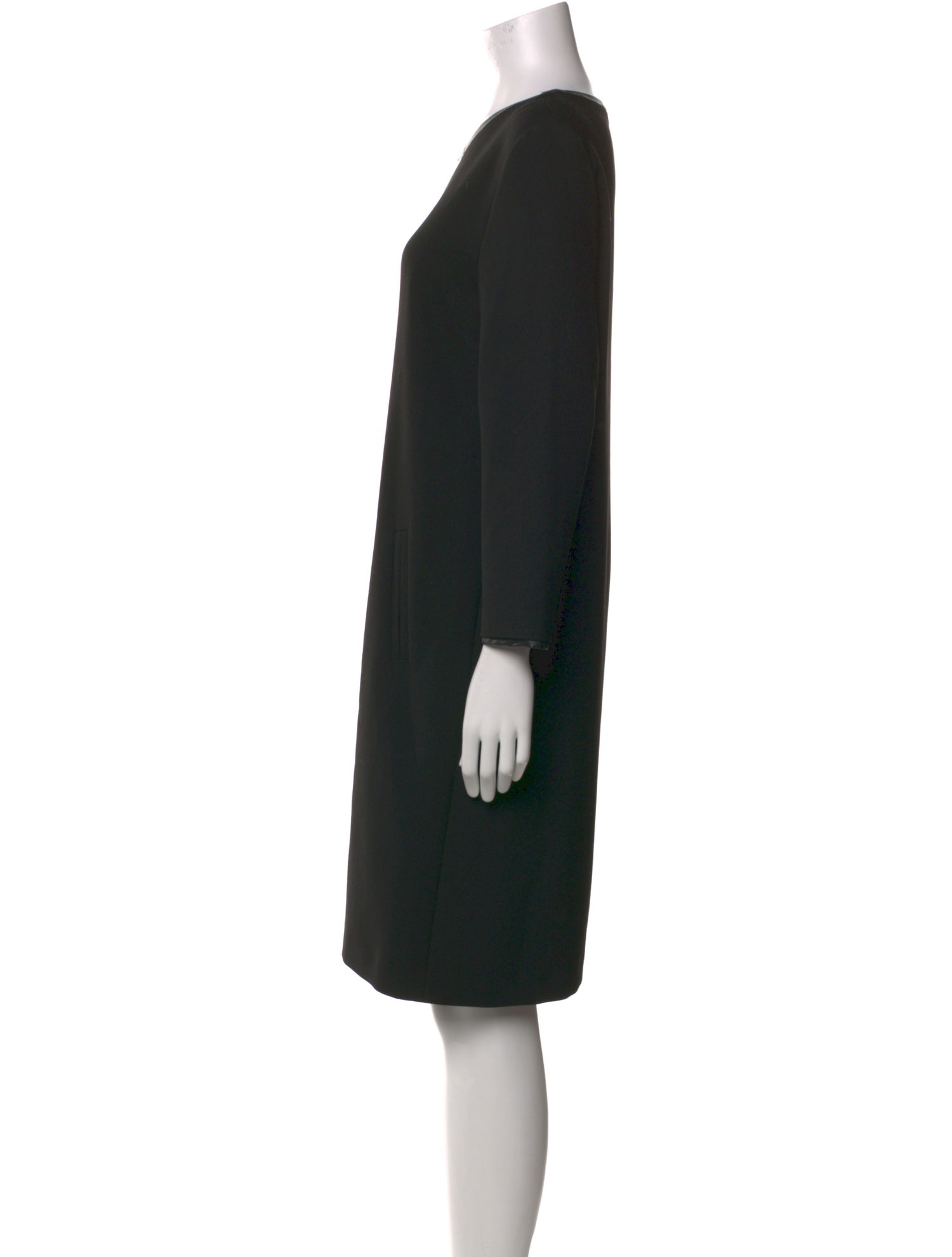 Gerard Darel Scoop Neck Knee-Length Dress
