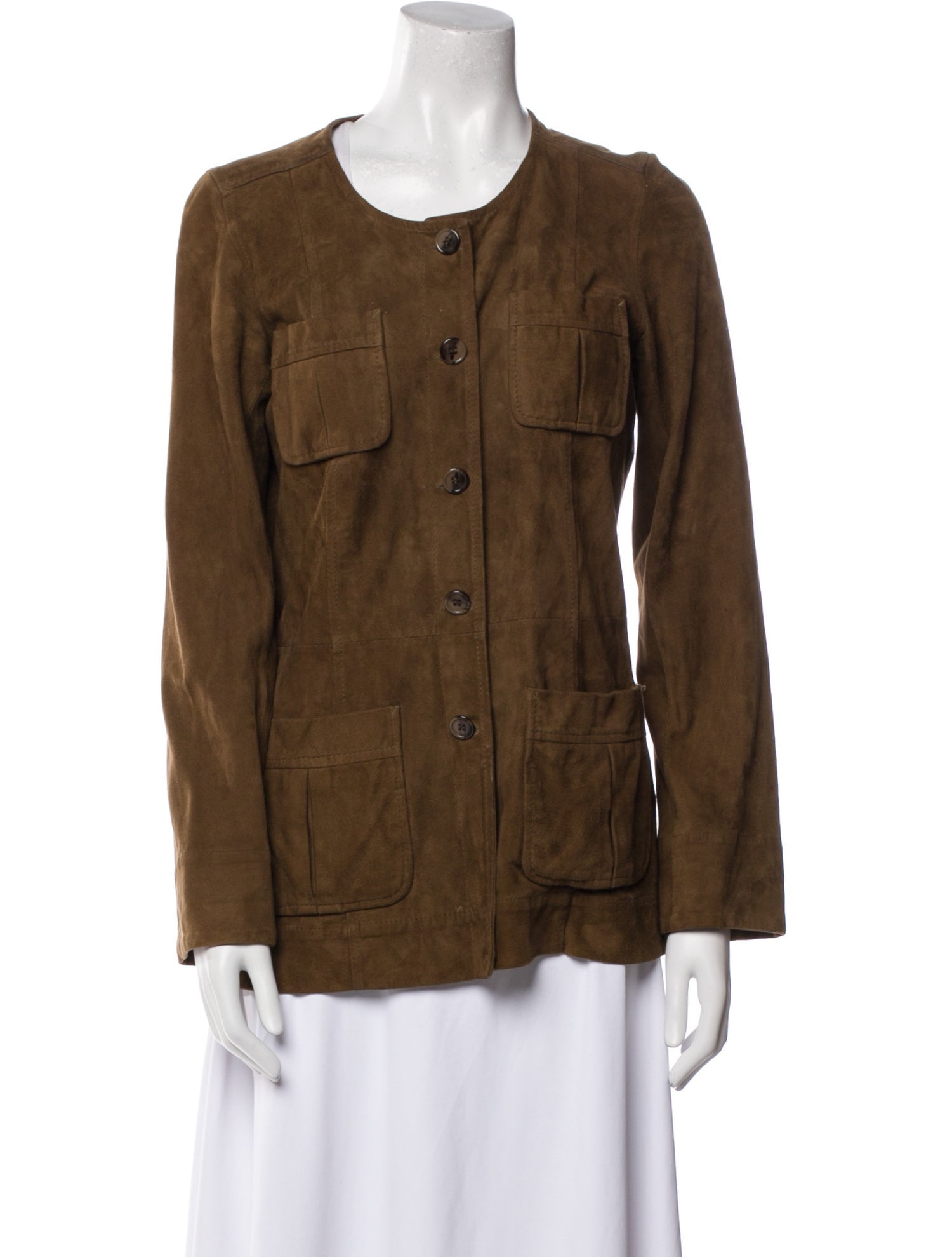 Gerard Darel Suede Utility Jacket
