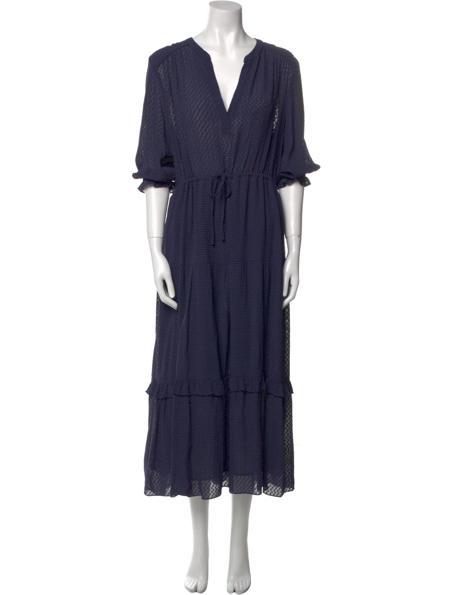 Gerard Darel V-Neck Long Dress