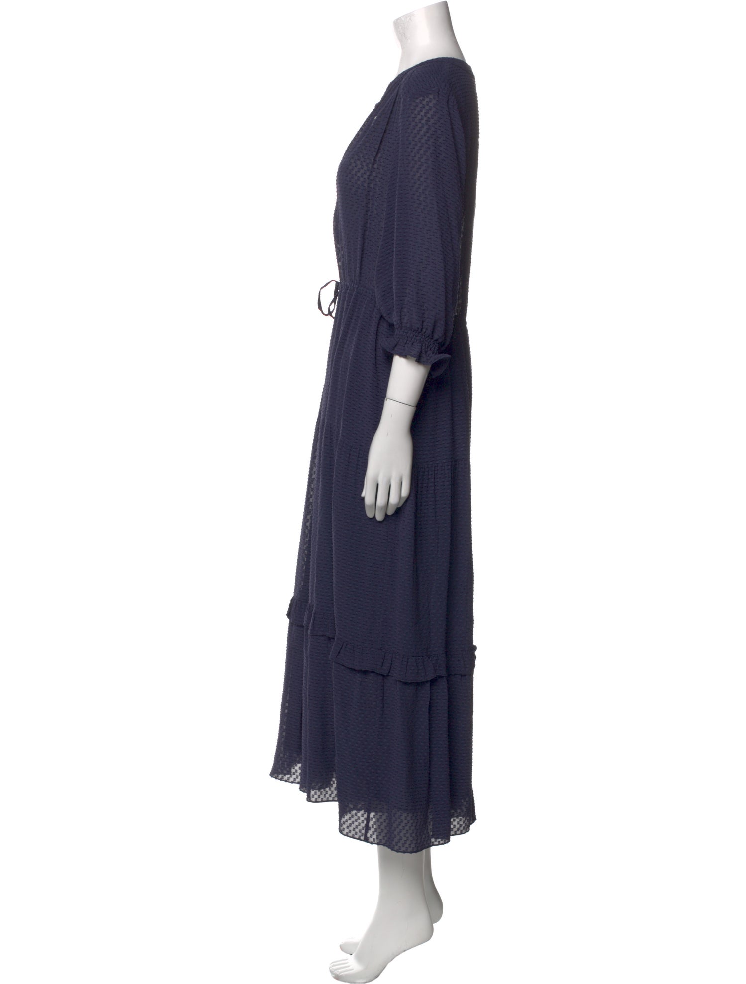 Gerard Darel V-Neck Long Dress