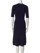 Gerard Darel V-Neck Midi Length Dress