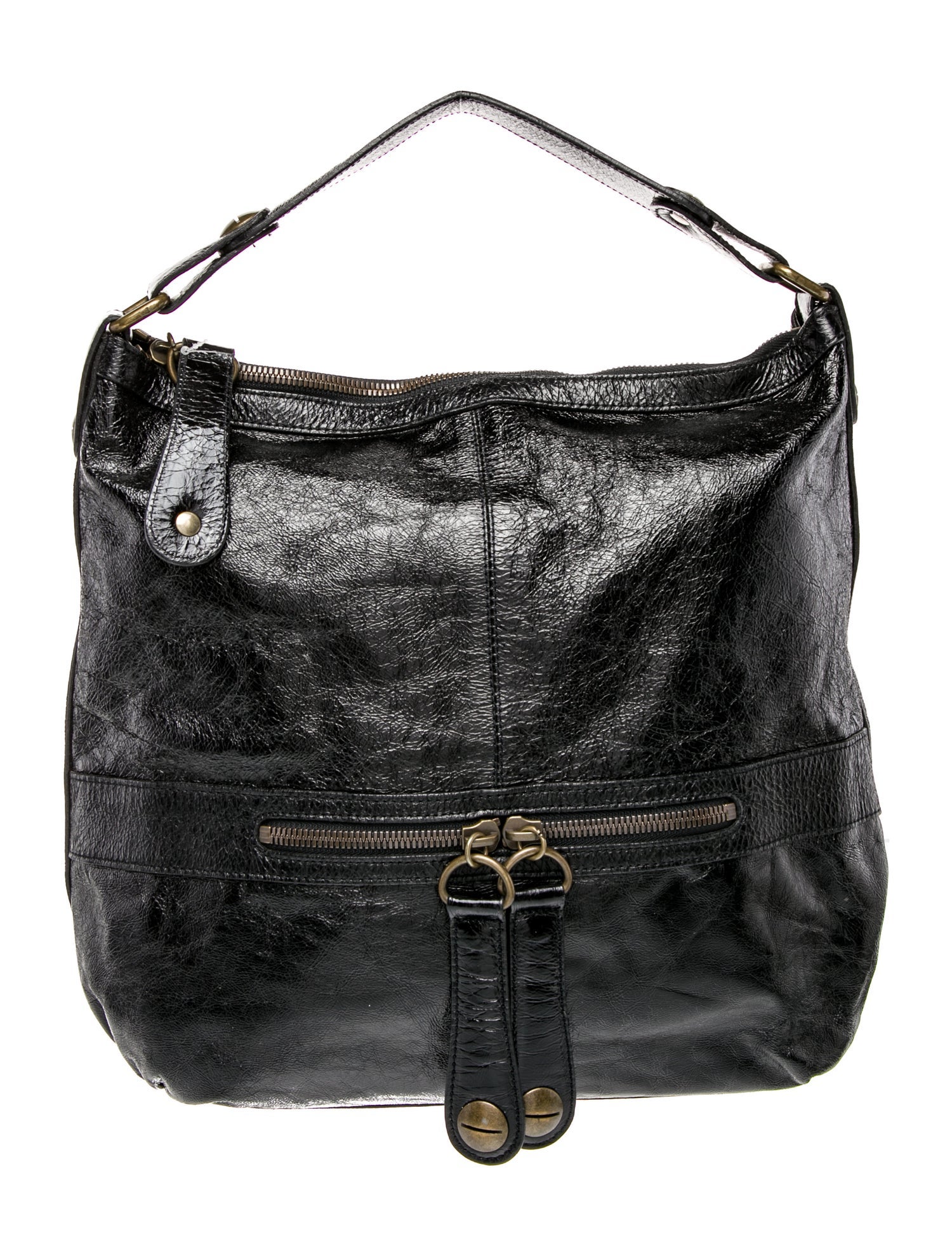 Gerard Darel Patent Leather Shoulder Bag