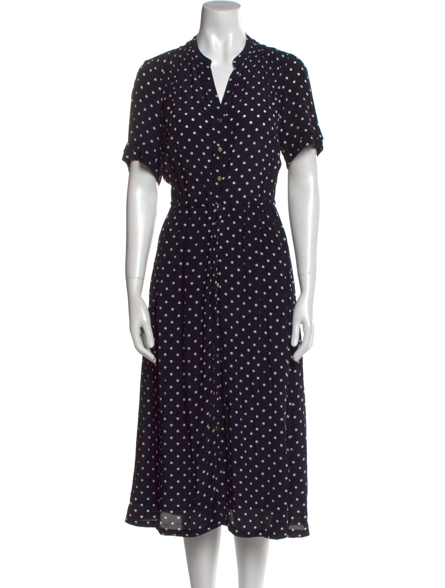 Gerard Darel Polka Dot Print Long Dress w/ Tags
