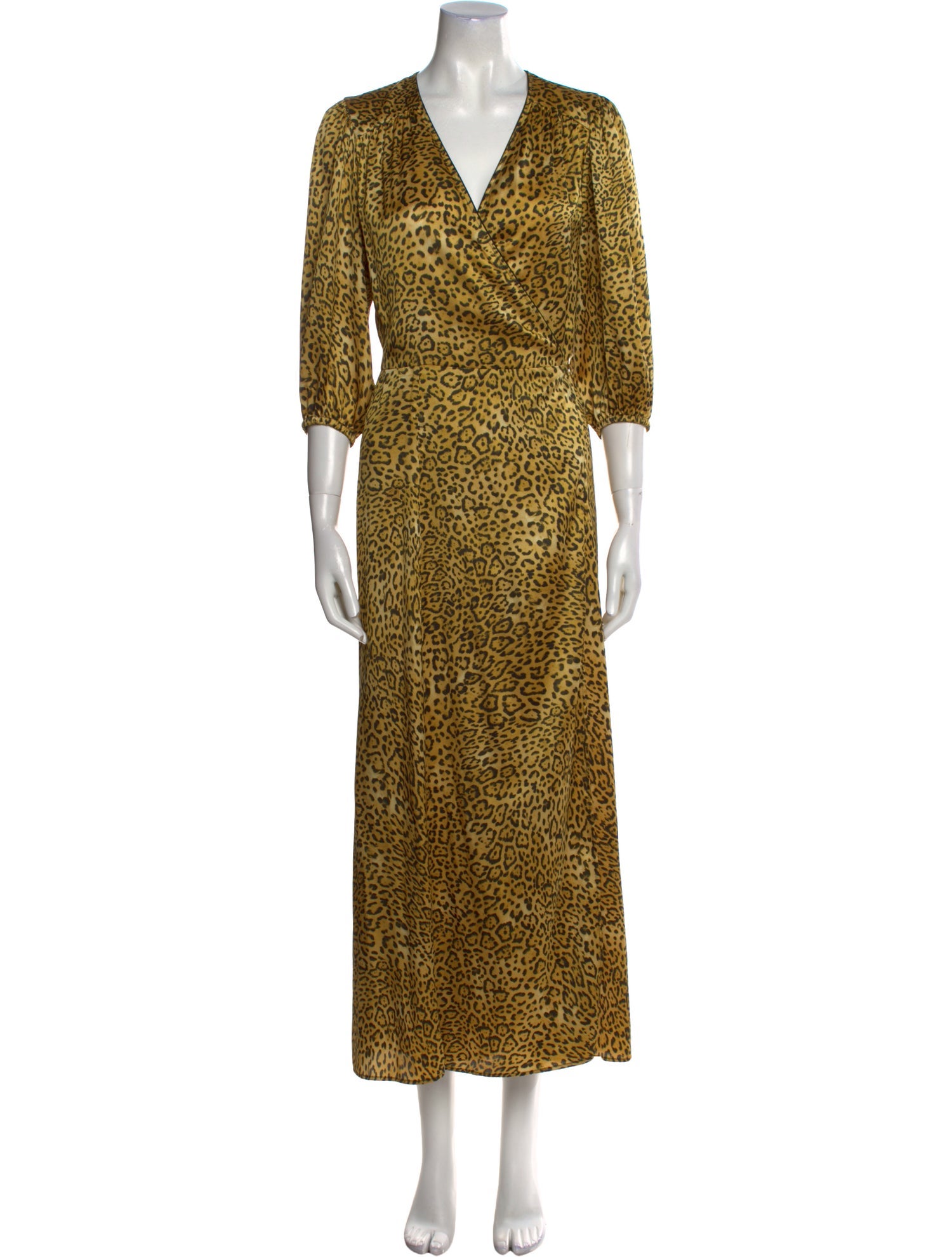 Gerard Darel Animal Print Long Dress