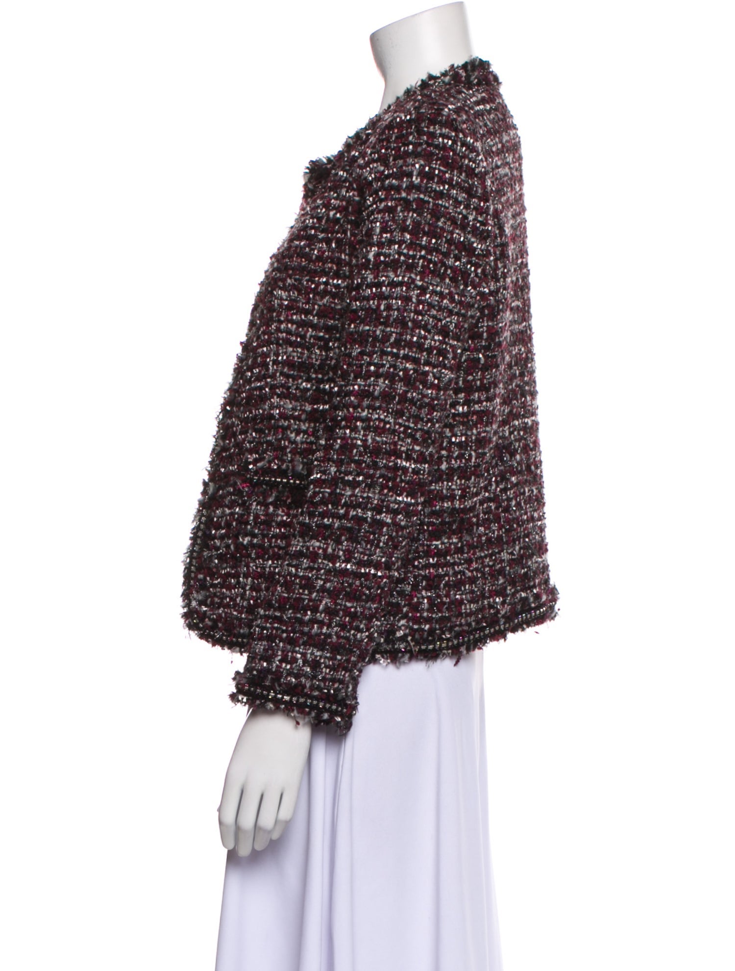 Gerard Darel Tweed Pattern Evening Jacket