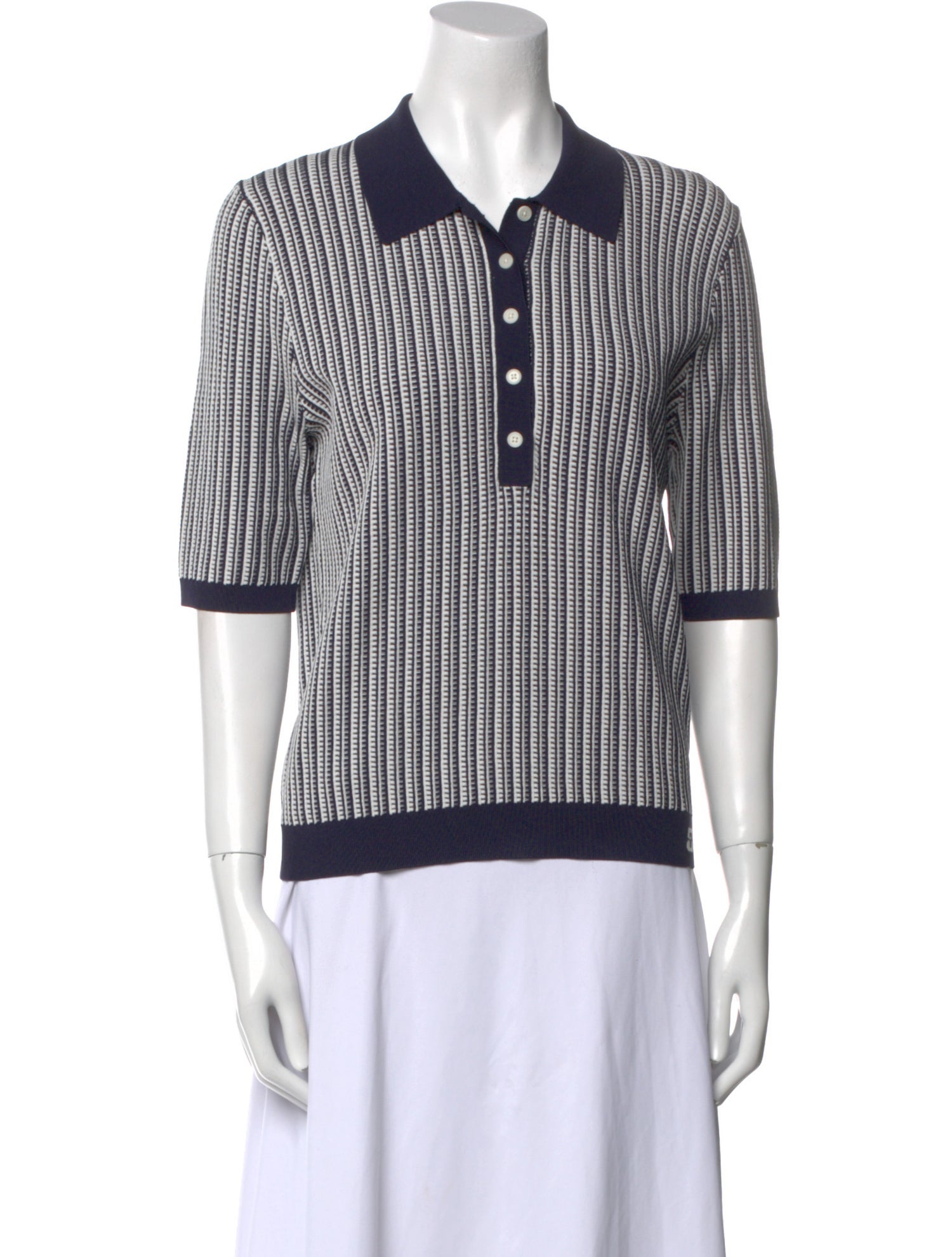 Gerard Darel Vintage Printed Polo w/ Tags