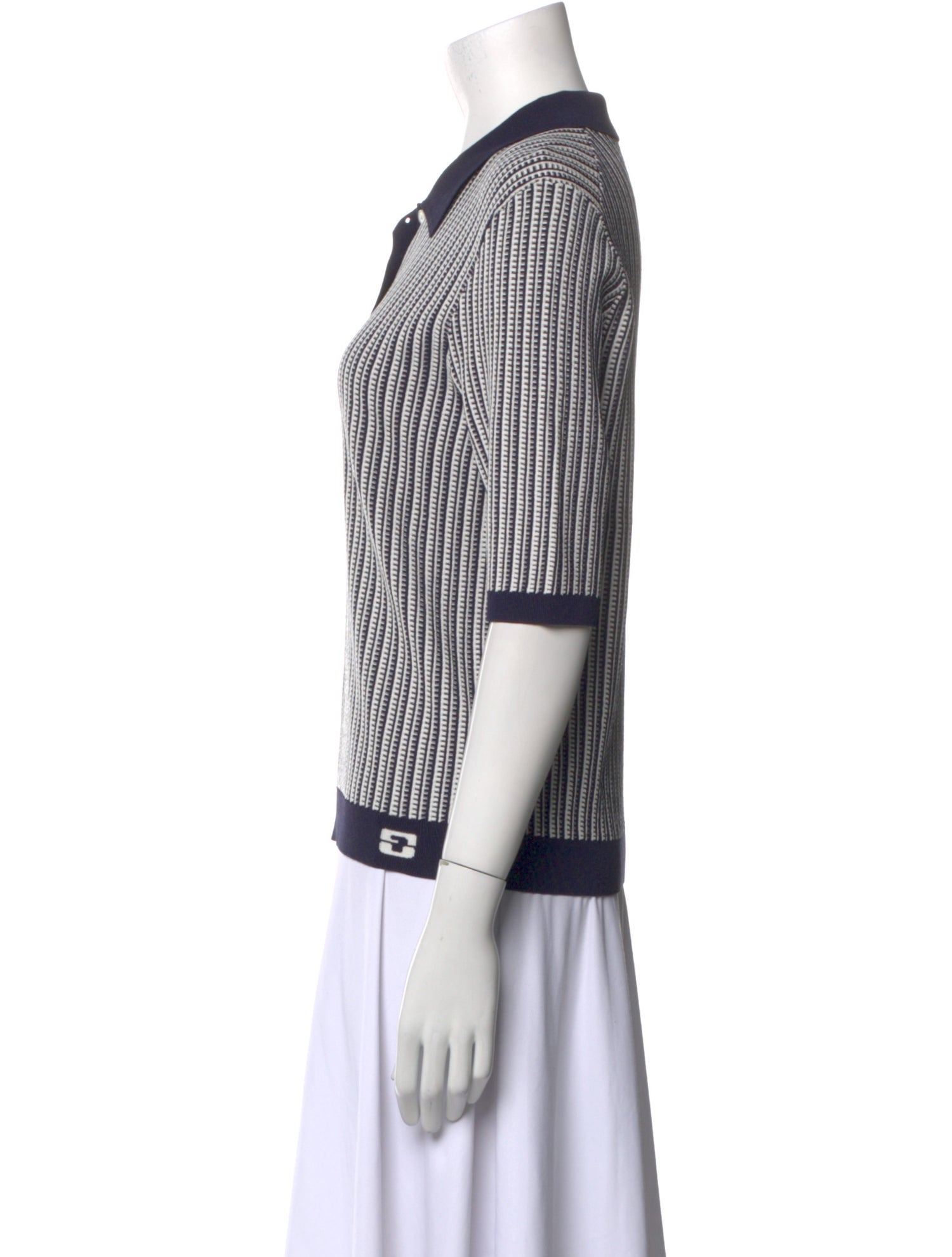 Gerard Darel Vintage Printed Polo w/ Tags