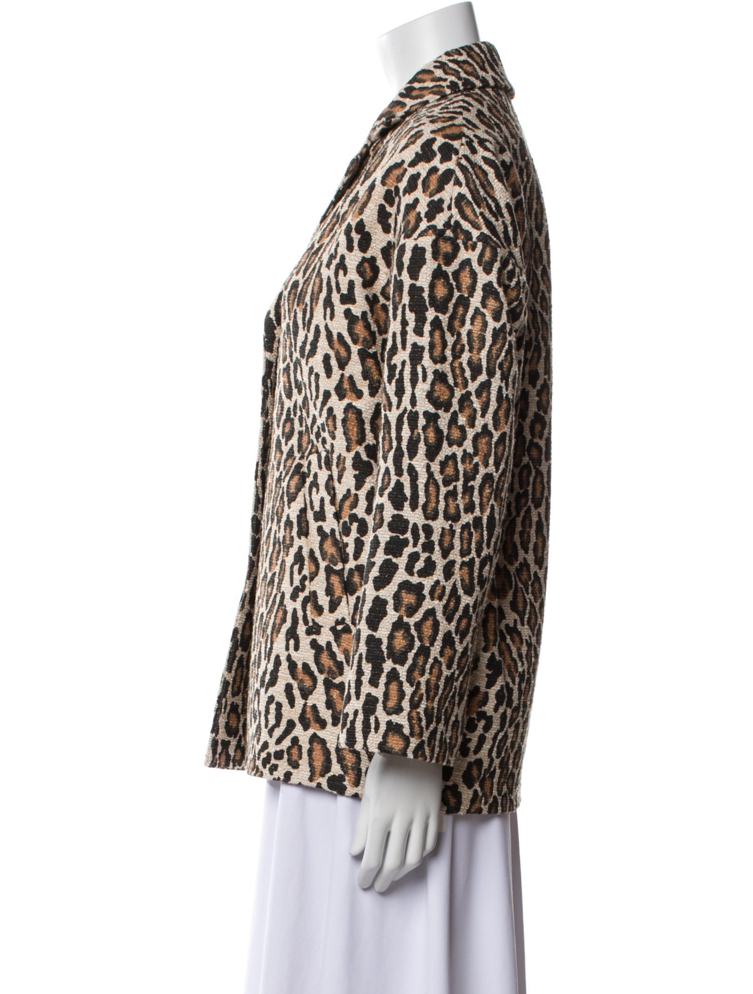 Gerard Darel Animal Print Blazer