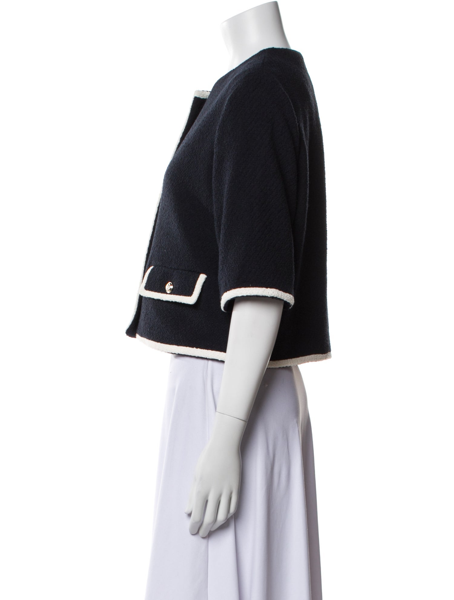 Gerard Darel Colorblock Pattern Evening Jacket