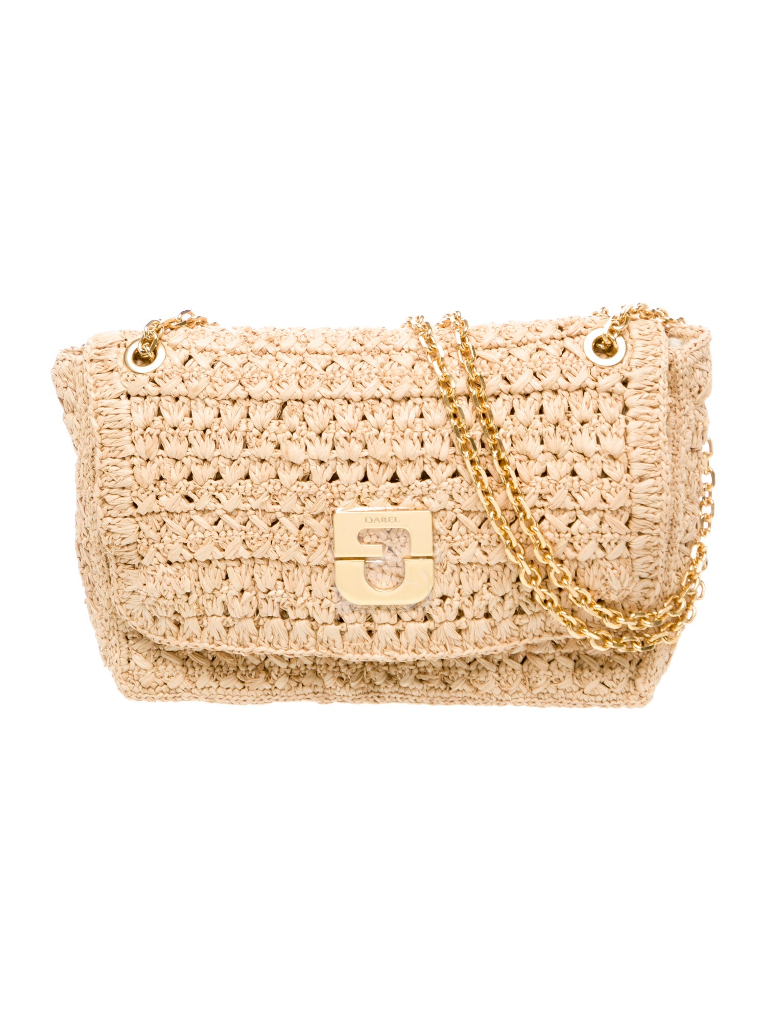 Gerard Darel Raffia Shoulder Bag w/ Tags