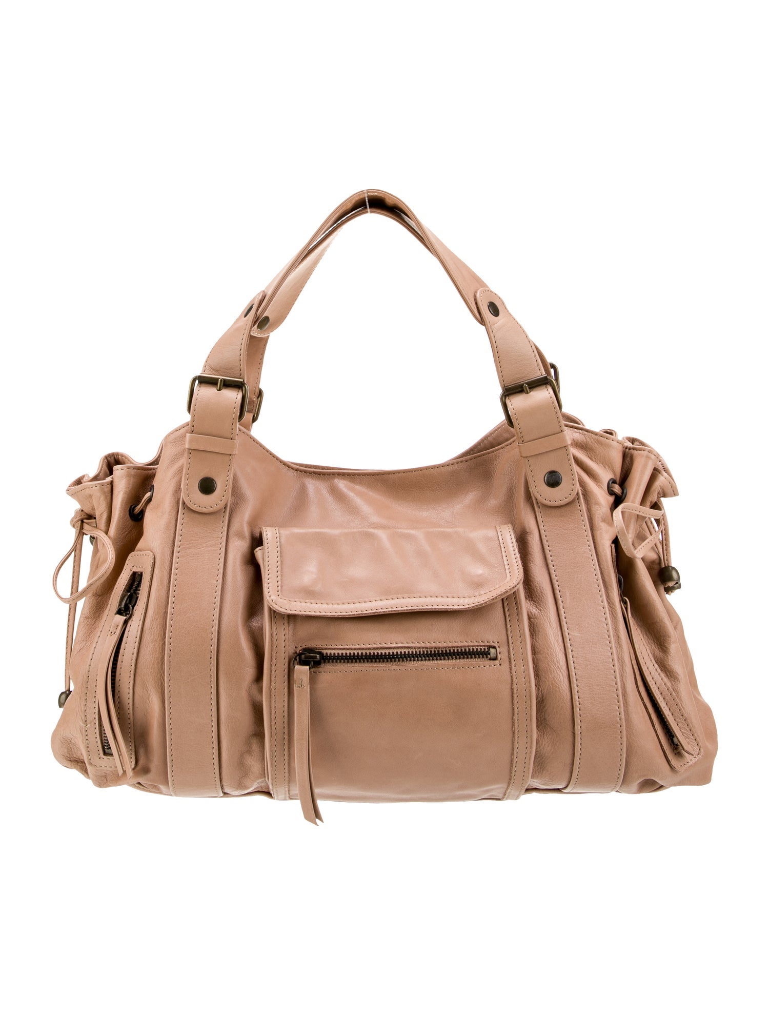 Gerard Darel Leather Top Handle Bag