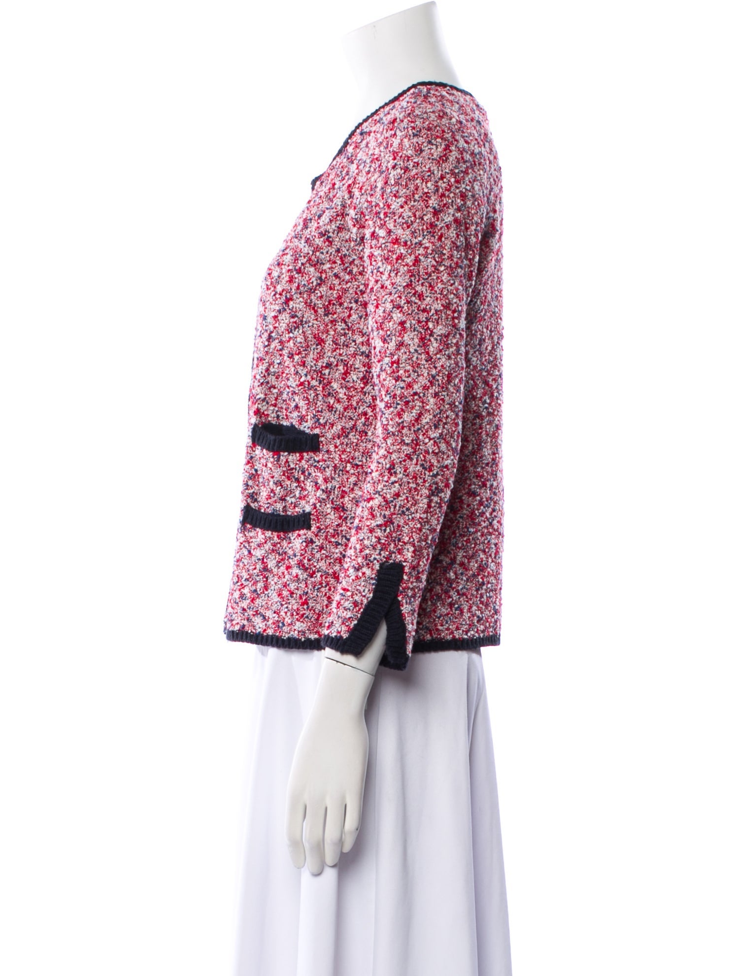 Gerard Darel Striped Scoop Neck Sweater