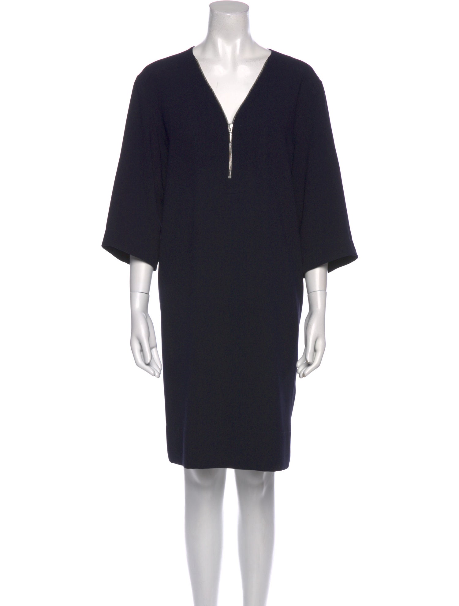 Gerard Darel V-Neck Knee-Length Dress