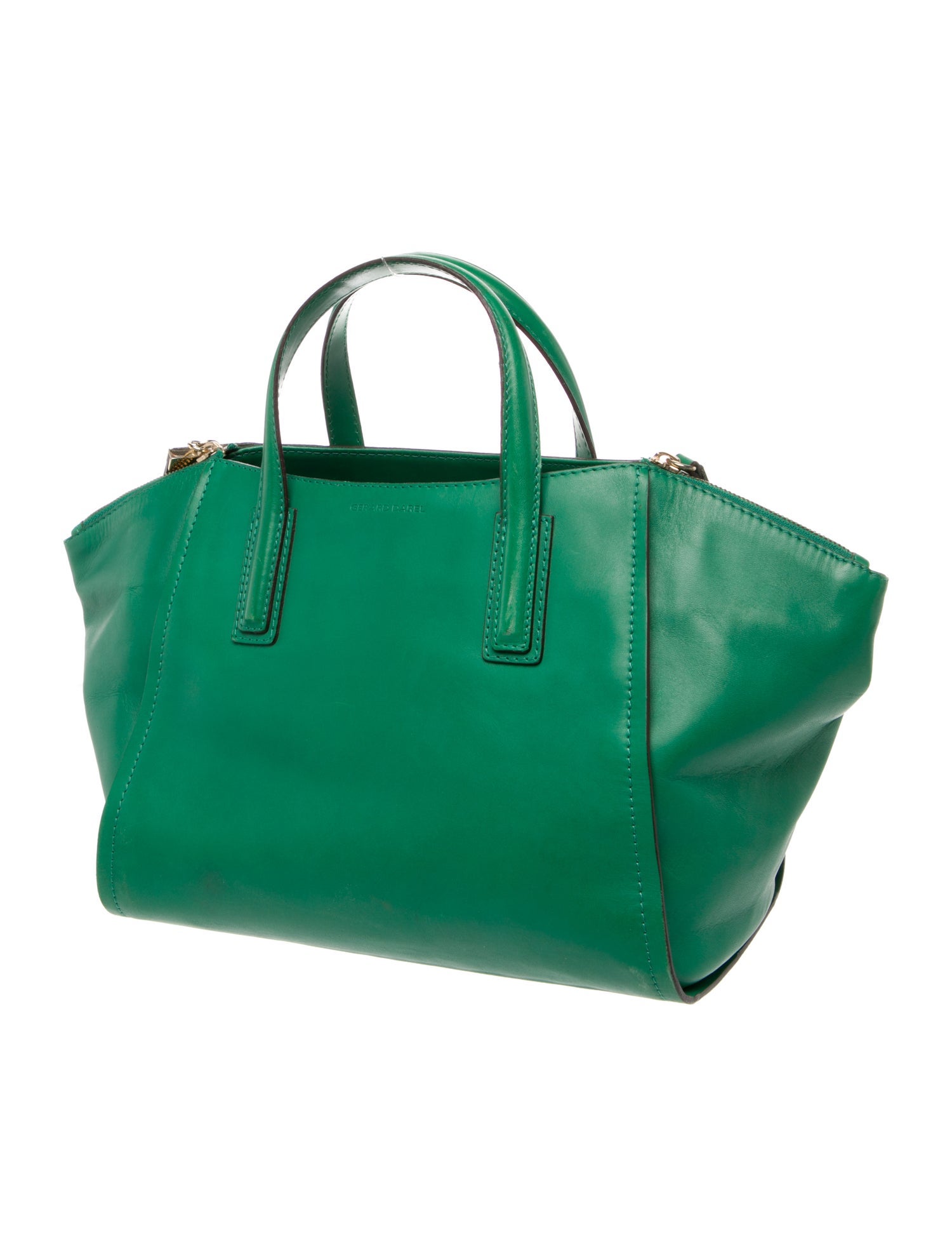 Gerard Darel Leather Top Handle Bag