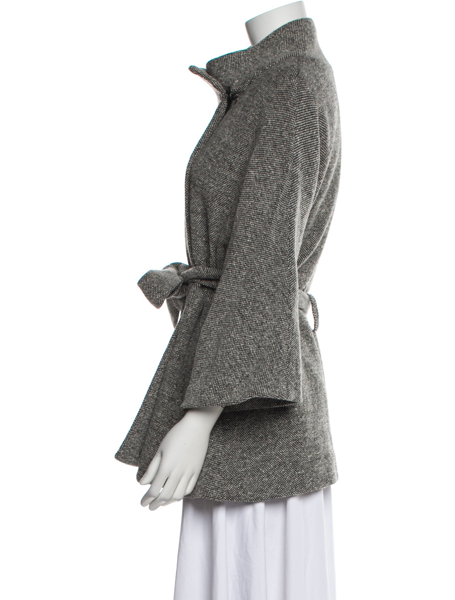 Gerard Darel Virgin Wool Tweed Pattern Evening Jacket