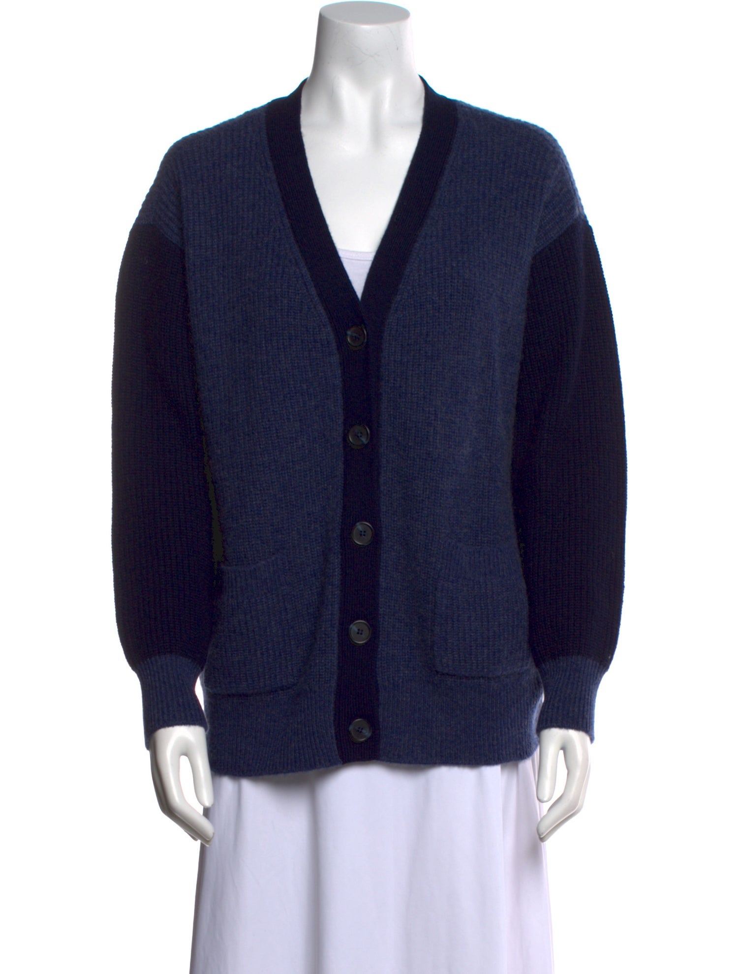 Gerard Darel Cashmere Colorblock Pattern Sweater