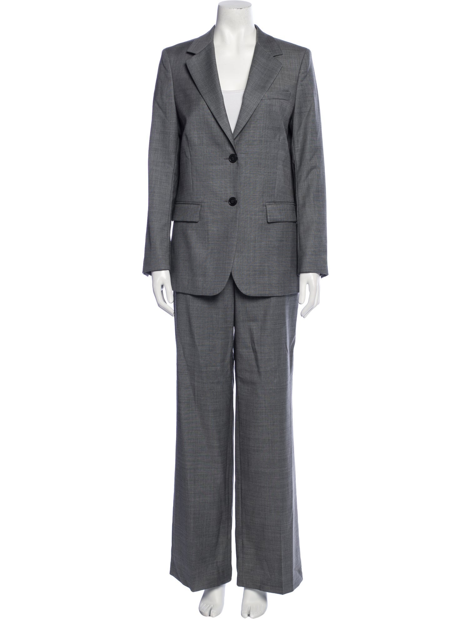Gerard Darel Virgin Wool Pleated Accents Pantsuit w/ Tags