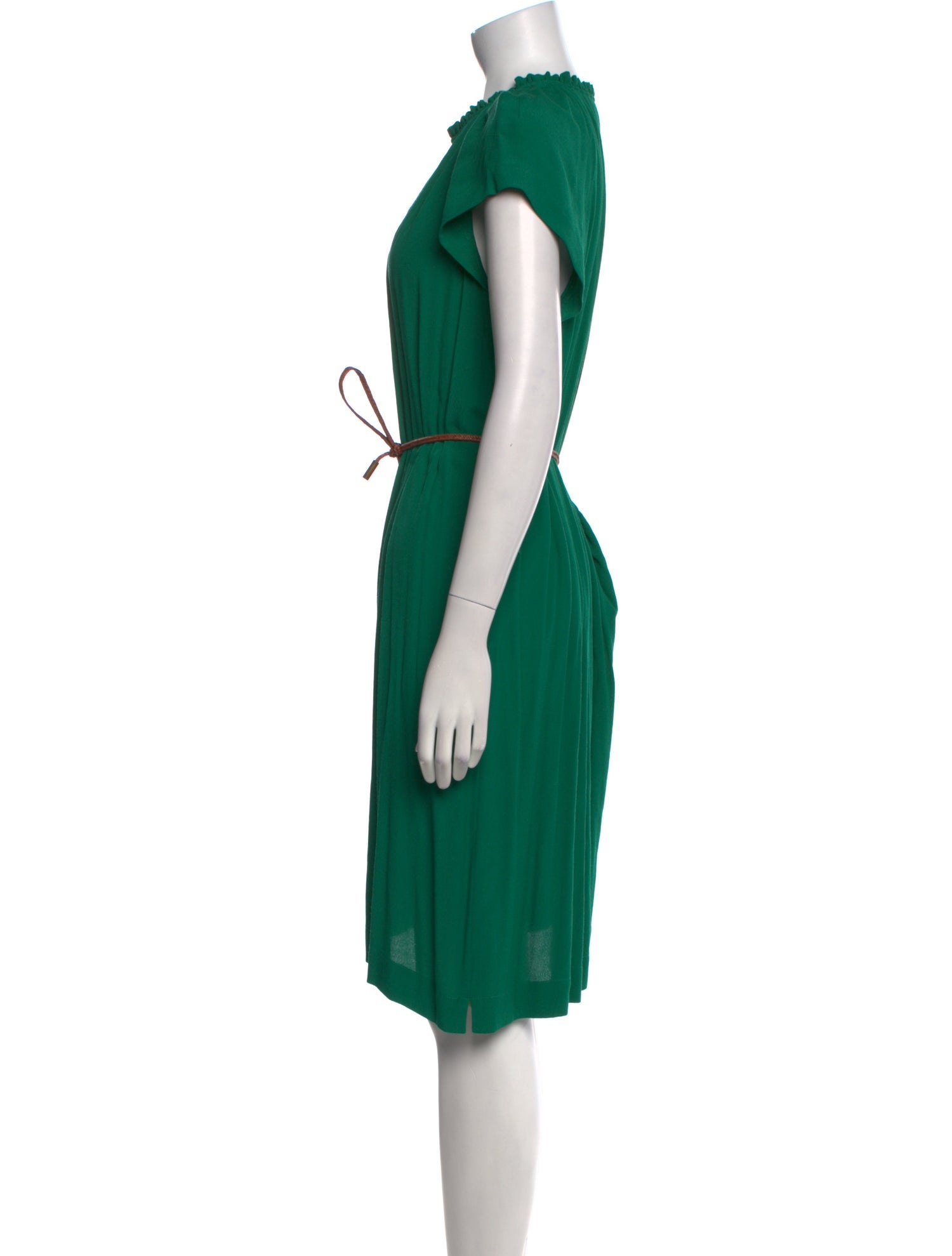 Gerard Darel Crew Neck Knee-Length Dress