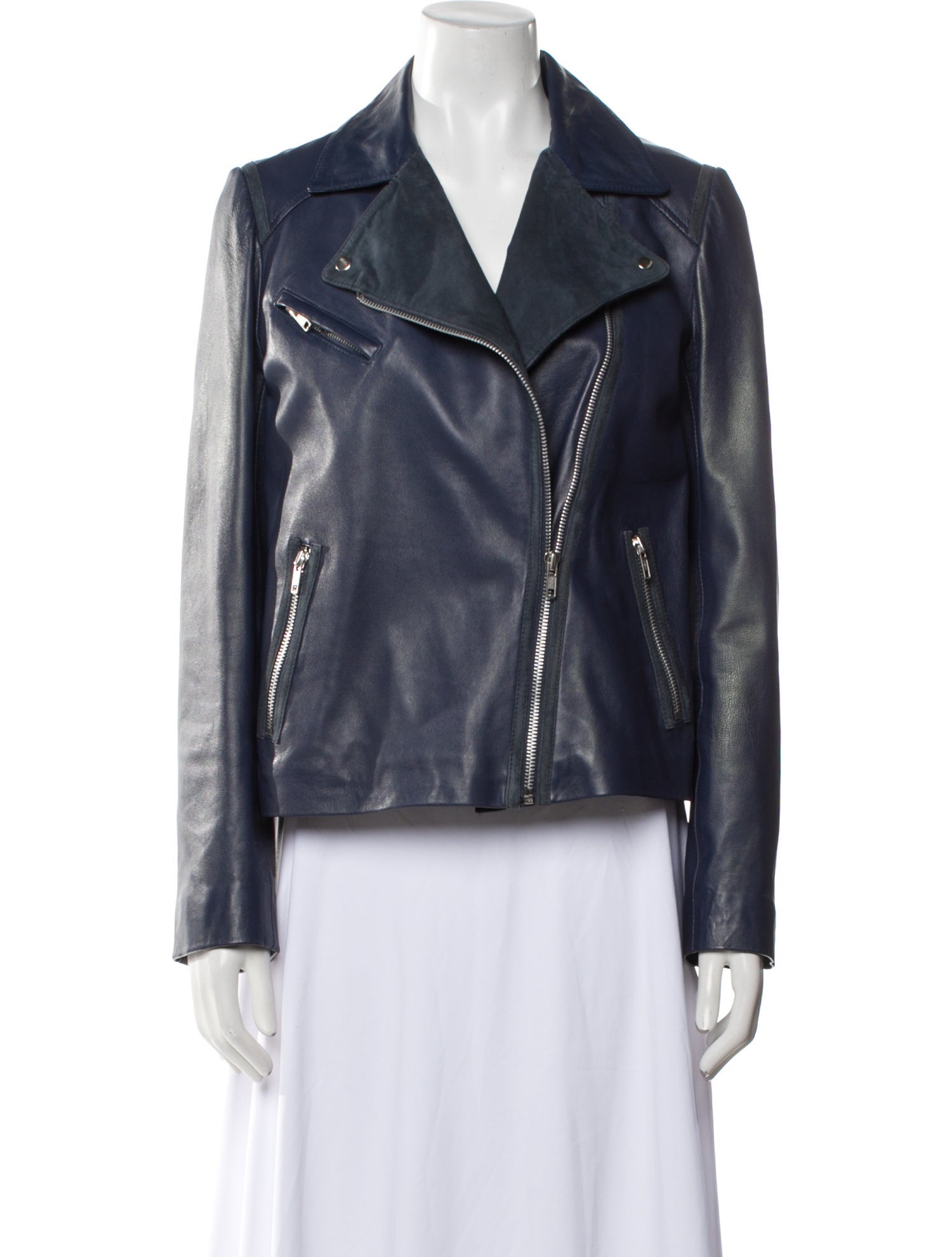 Gerard Darel Leather Biker Jacket