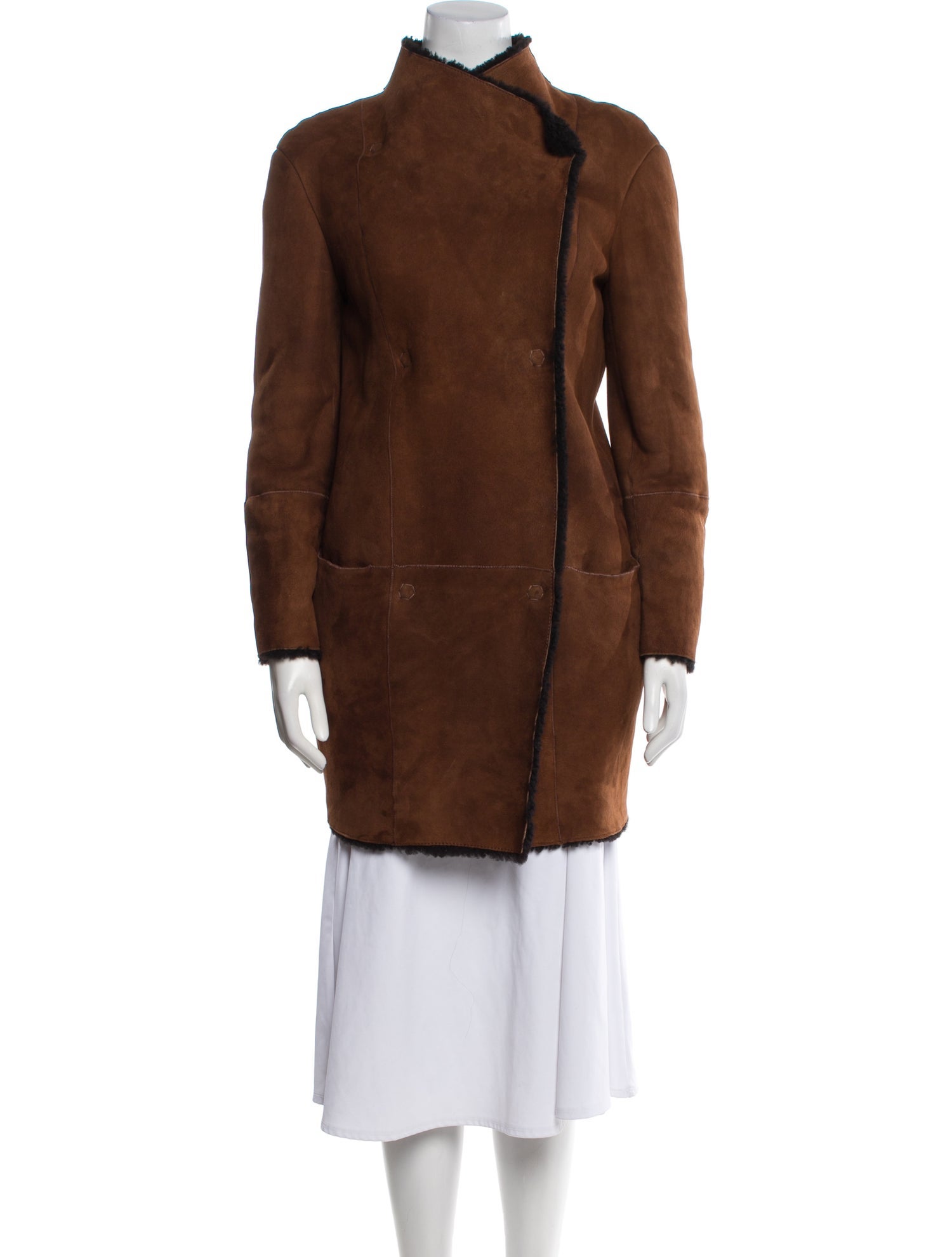 Gerard Darel Lamb Leather Coat