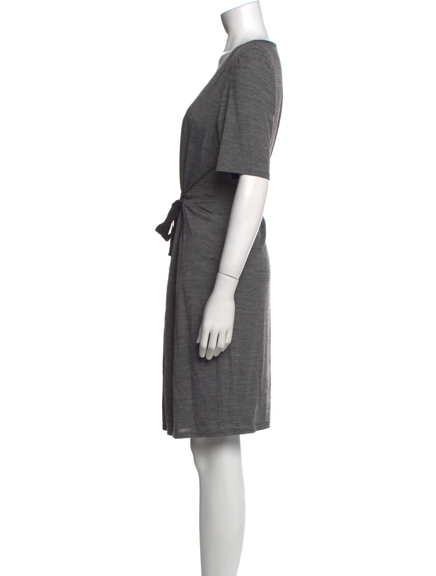 Gerard Darel Scoop Neck Mini Dress