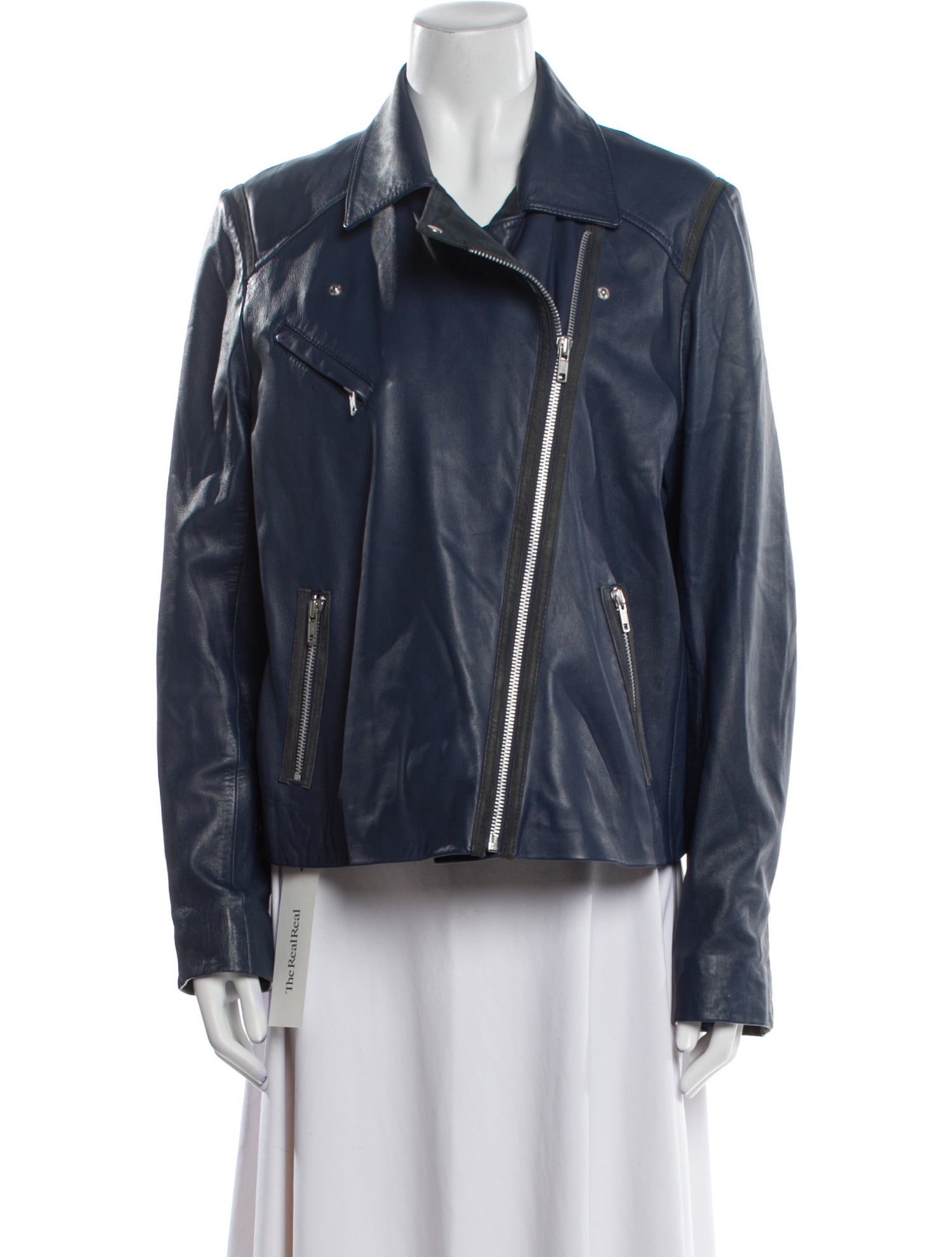 Gerard Darel Lamb Leather Biker Jacket