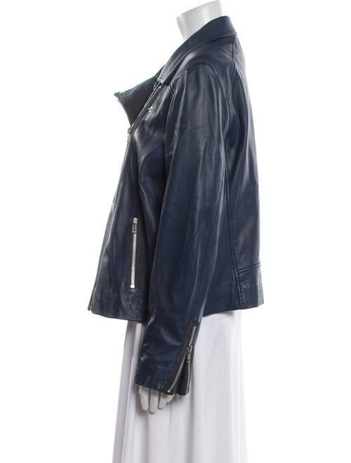 Gerard Darel Lamb Leather Biker Jacket