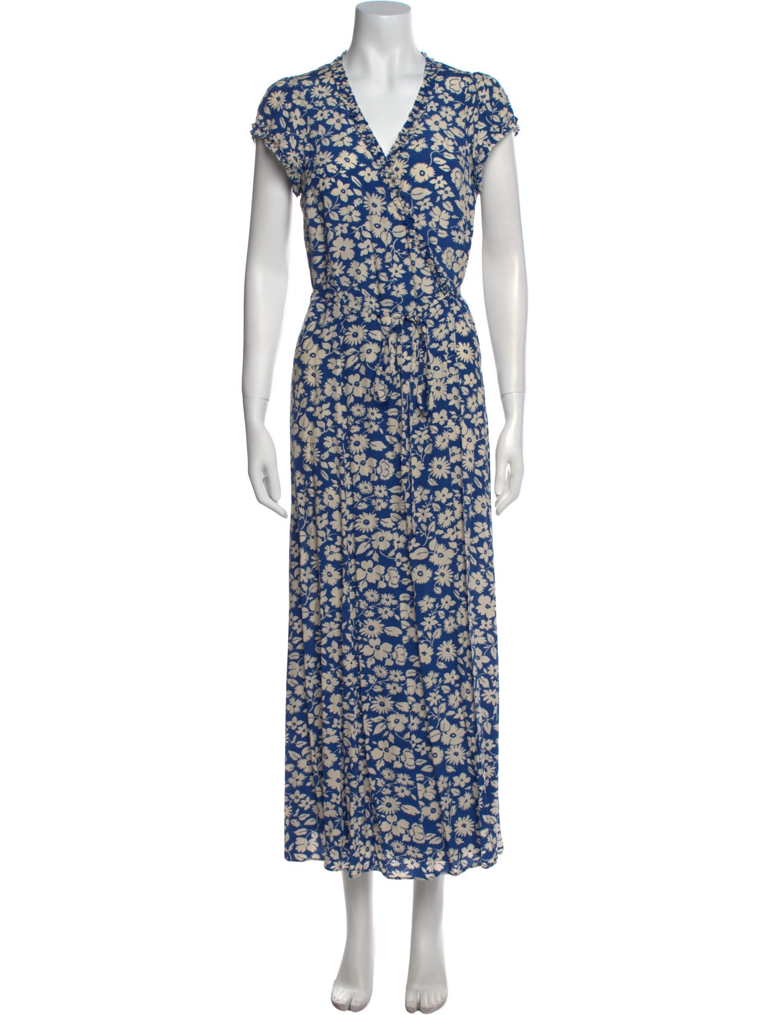 Gerard Darel Floral Print Long Dress