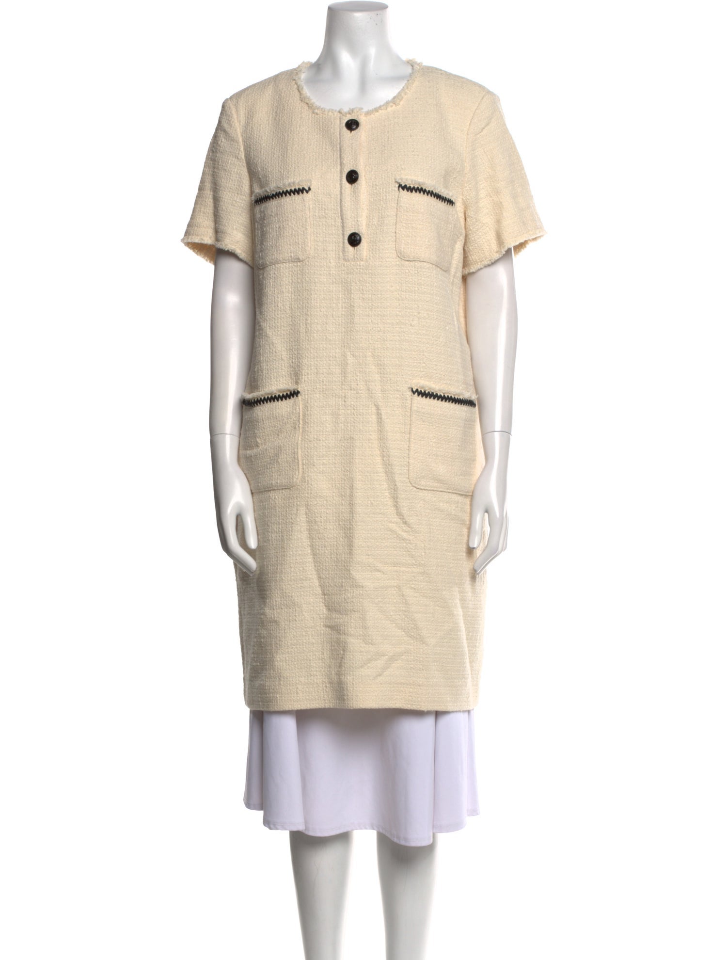 Gerard Darel Scoop Neck Knee-Length Dress w/ Tags