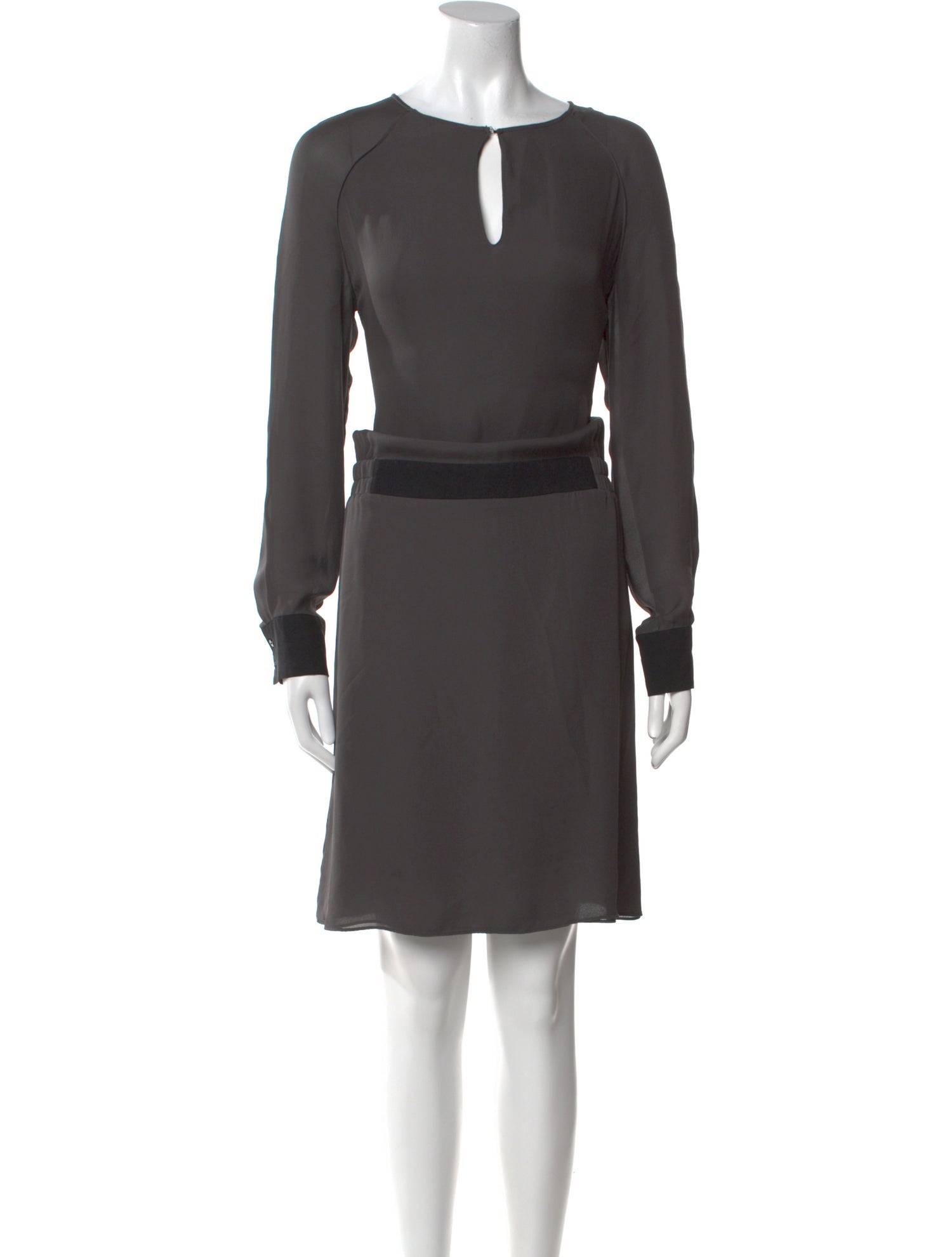 Gerard Darel Silk Knee-Length Dress