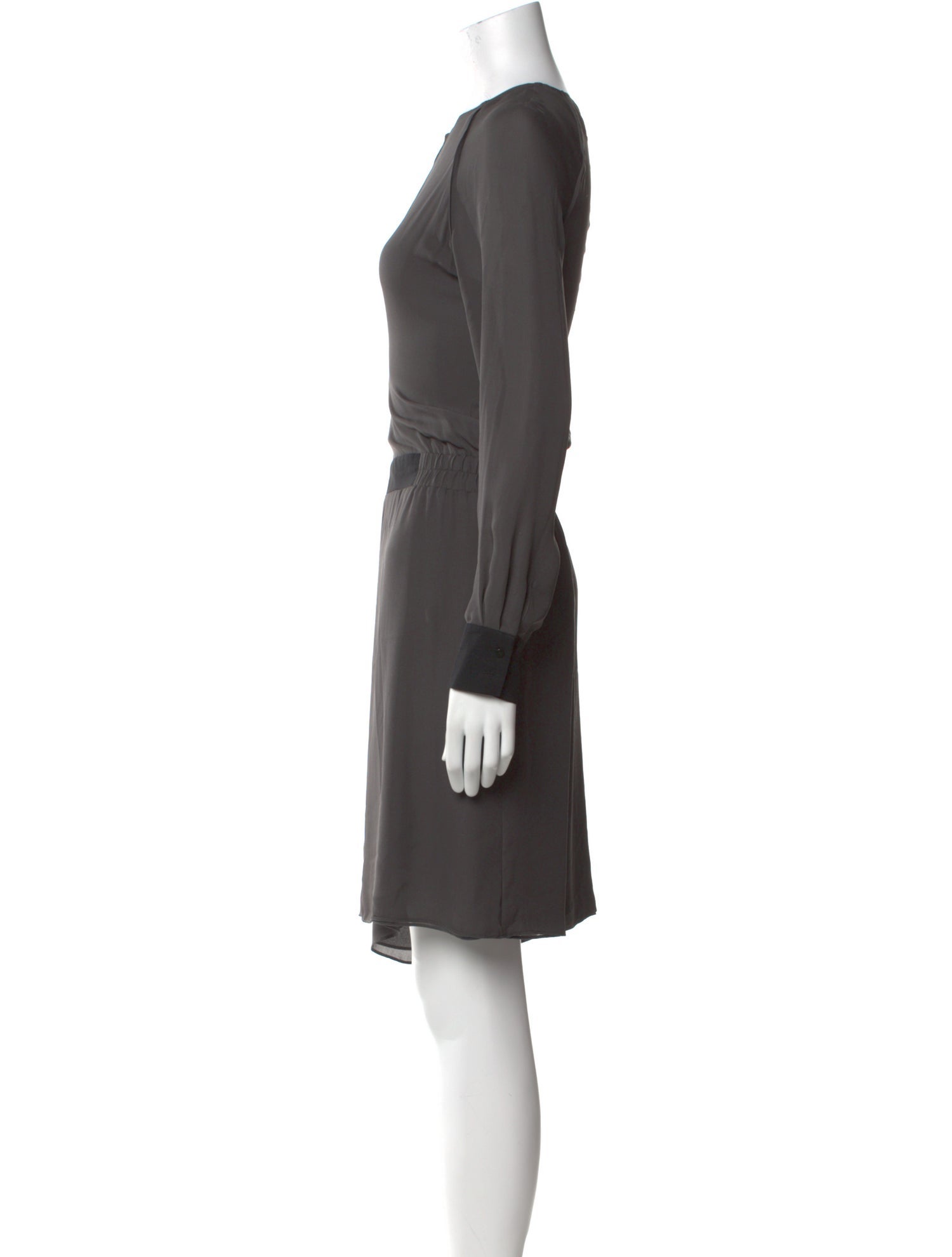 Gerard Darel Silk Knee-Length Dress