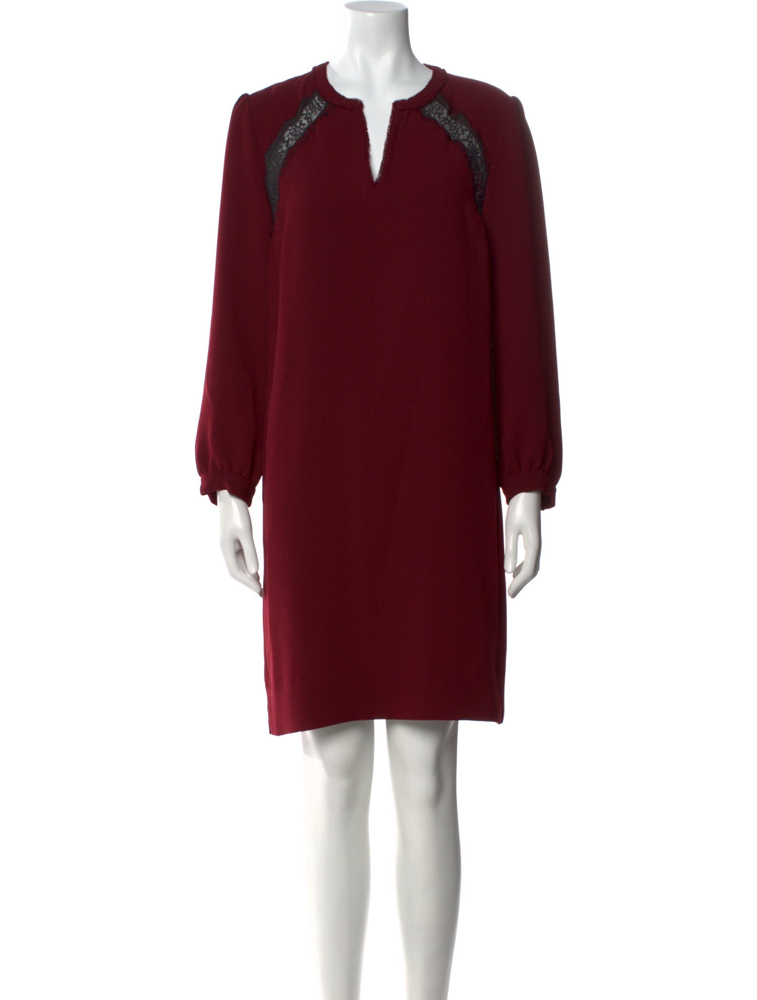 Gerard Darel V-Neck Knee-Length Dress