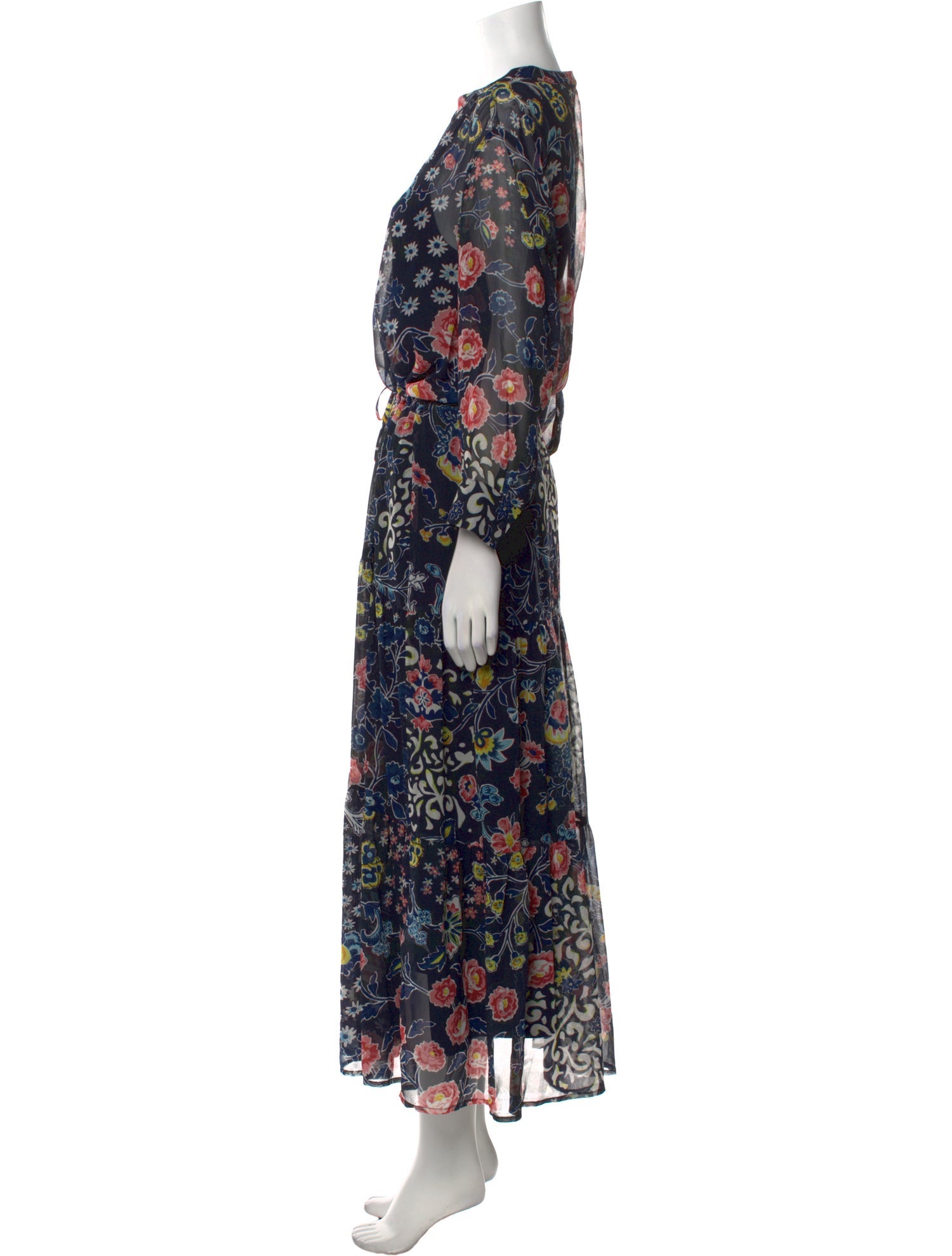 Gerard Darel Printed Long Dress