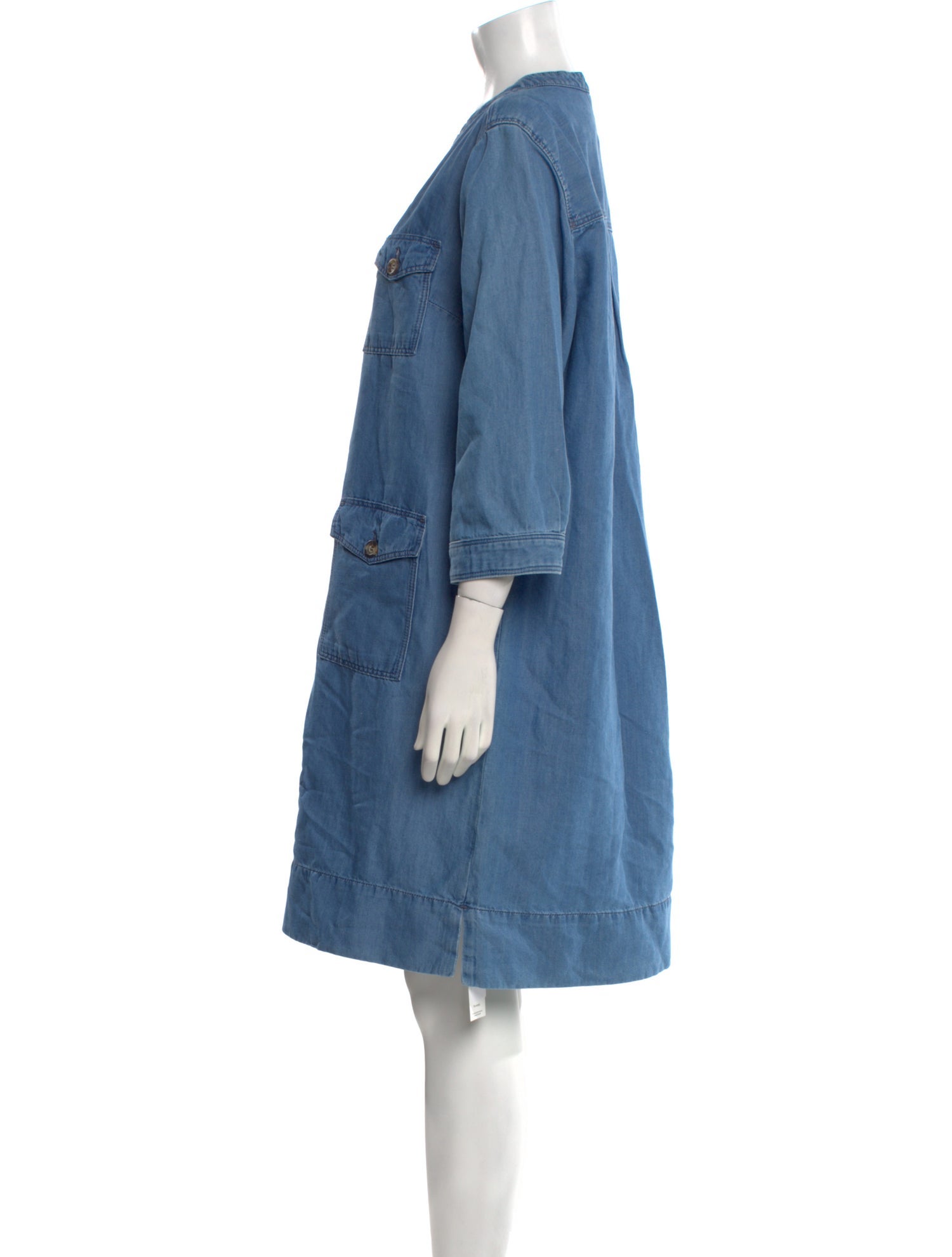 Gerard Darel V-Neck Knee-Length Dress