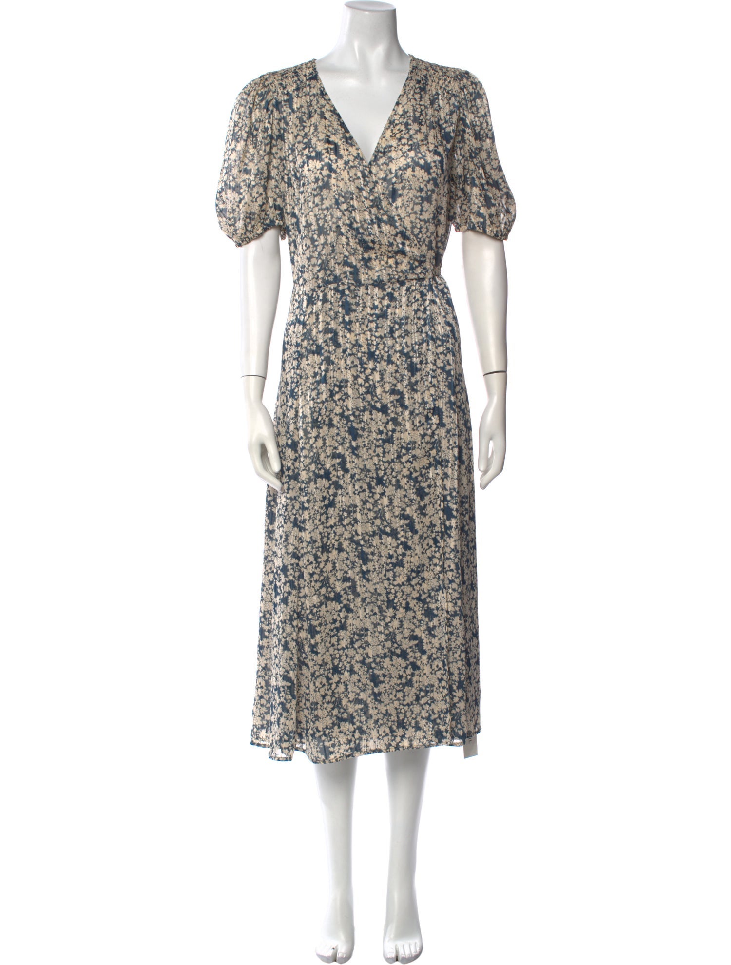 Gerard Darel Floral Print Long Dress