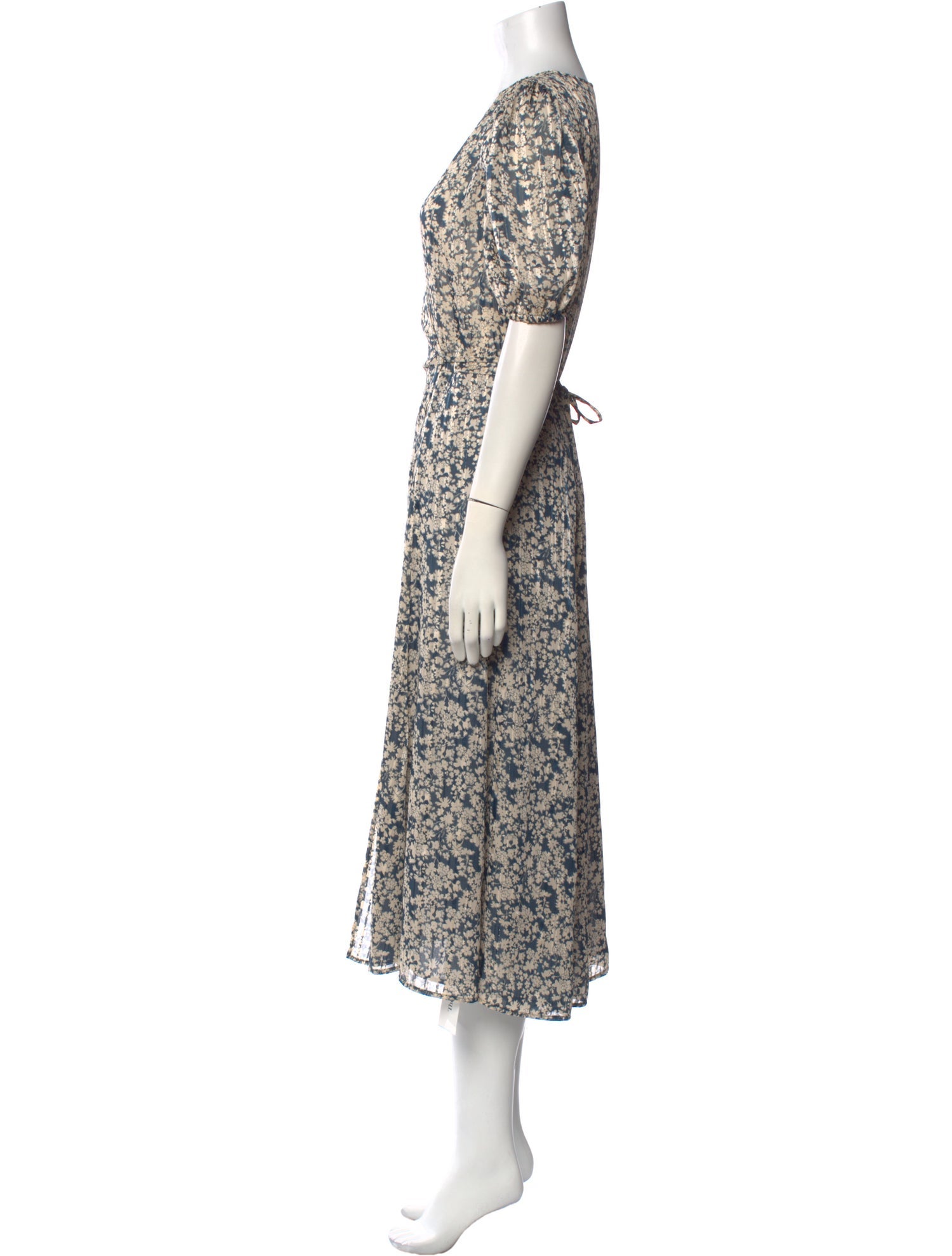 Gerard Darel Floral Print Long Dress