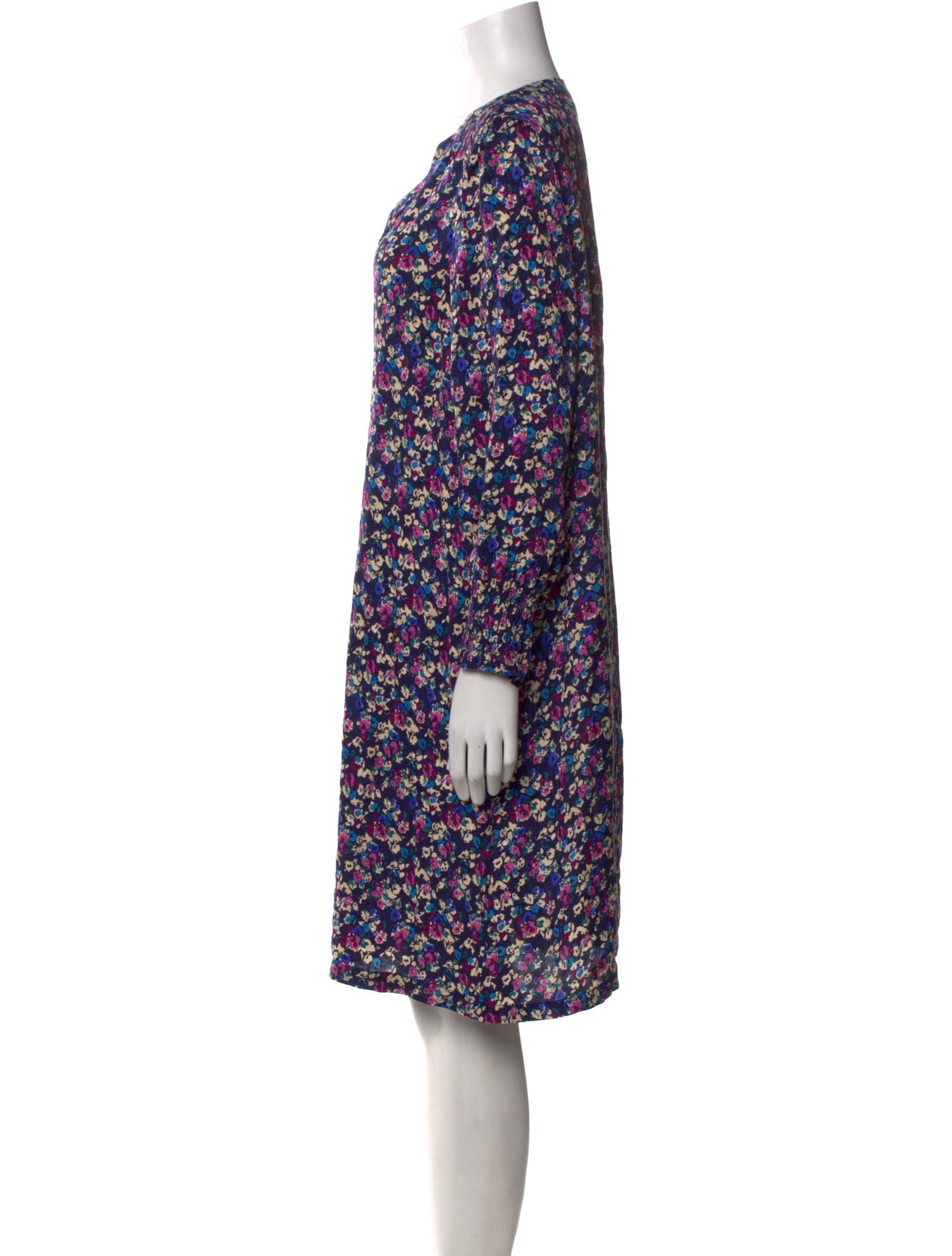Gerard Darel Floral Print Knee-Length Dress