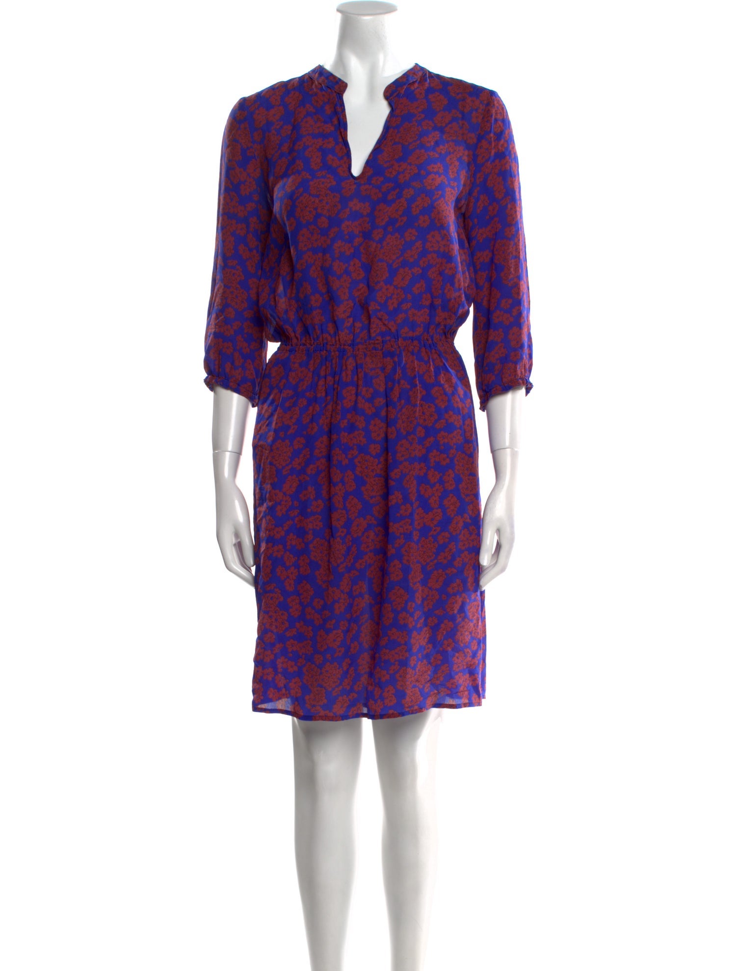 Gerard Darel Silk Knee-Length Dress