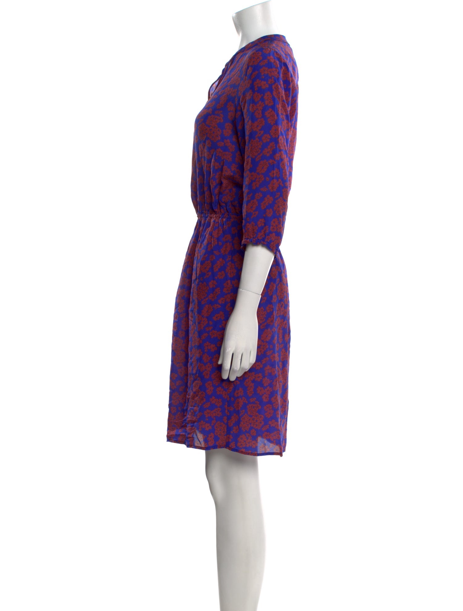 Gerard Darel Silk Knee-Length Dress