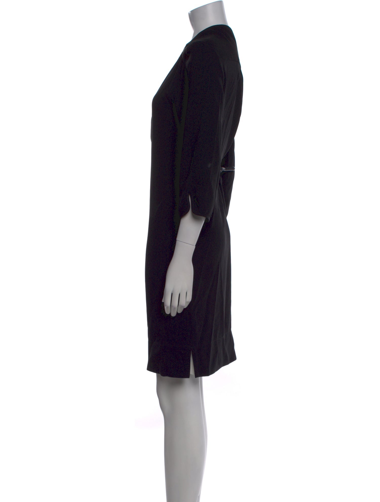 Gerard Darel Mock Neck Knee-Length Dress
