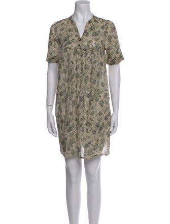 Gerard Darel Floral Print Long Dress