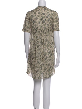 Gerard Darel Floral Print Long Dress