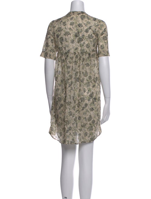 Gerard Darel Floral Print Long Dress